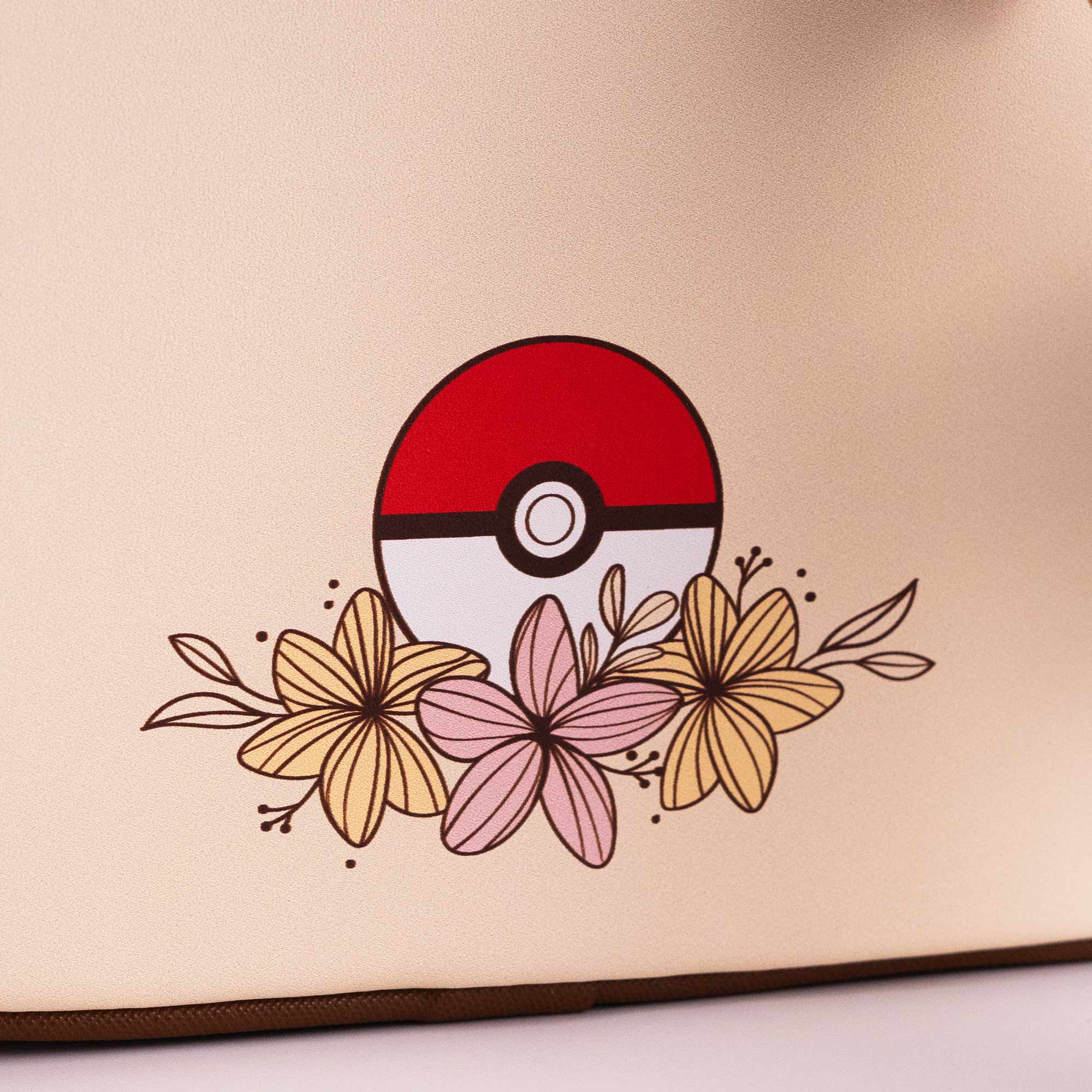 Loungefly x Pokemon Pikachu & Eevee Floral Pokeball Mini Backpack - Image 7