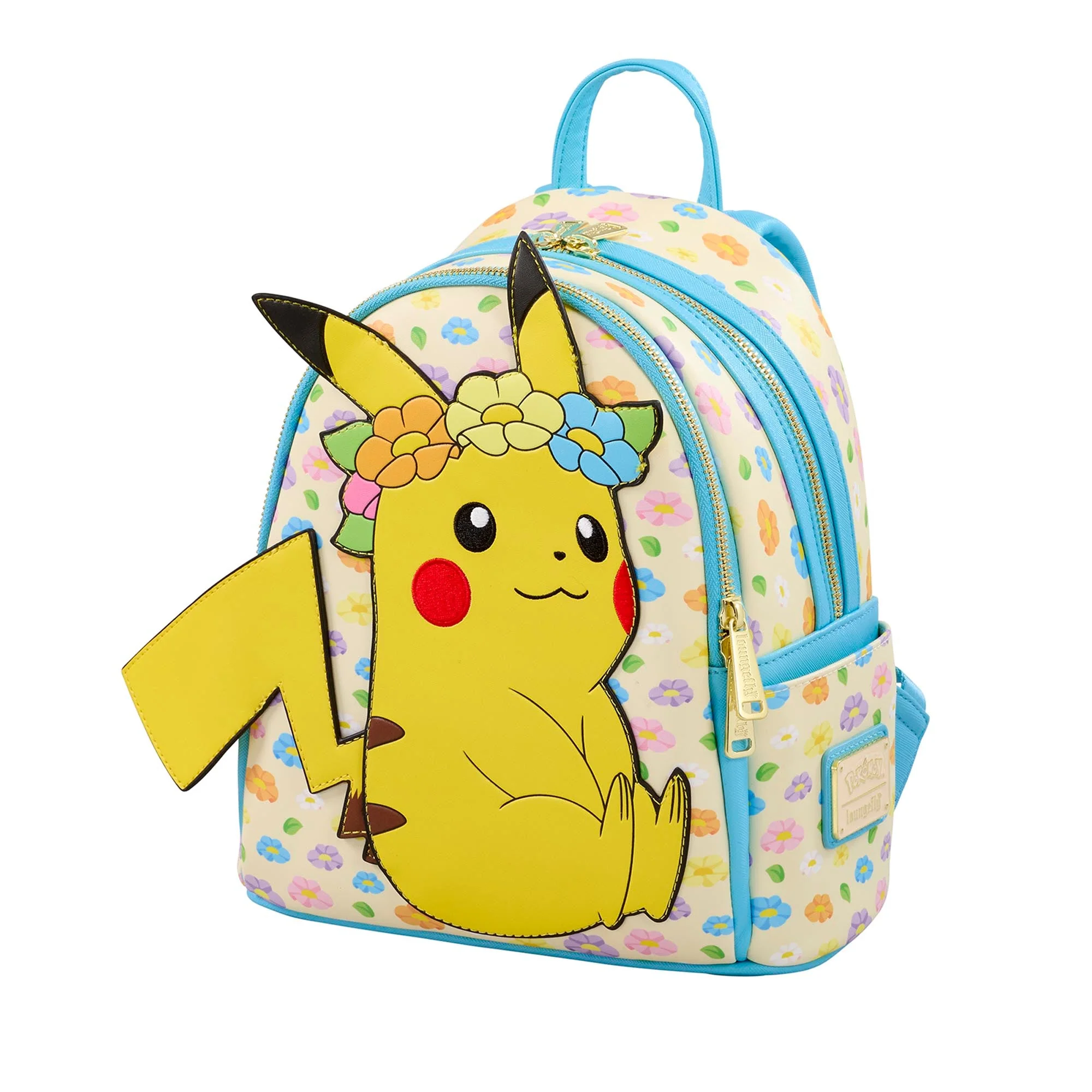 Loungefly x Pokemon Pikachu Floral Crown Mini Backpack - Image 4
