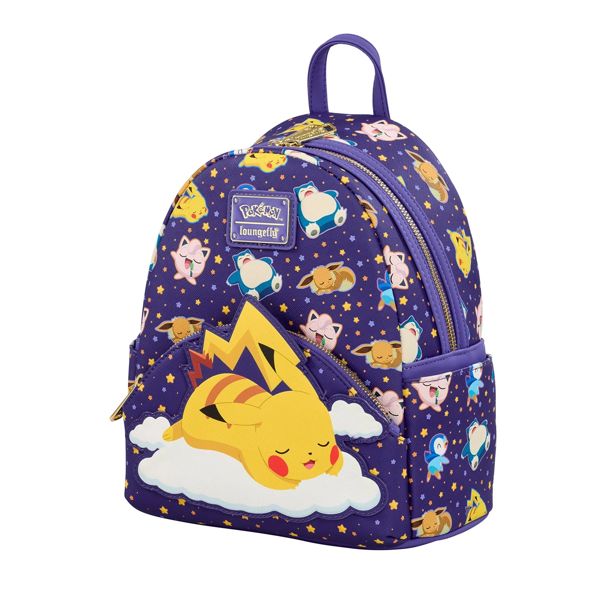 Loungefly x Pokemon Sleeping Pikachu And Friends Mini Backpack - Image 2