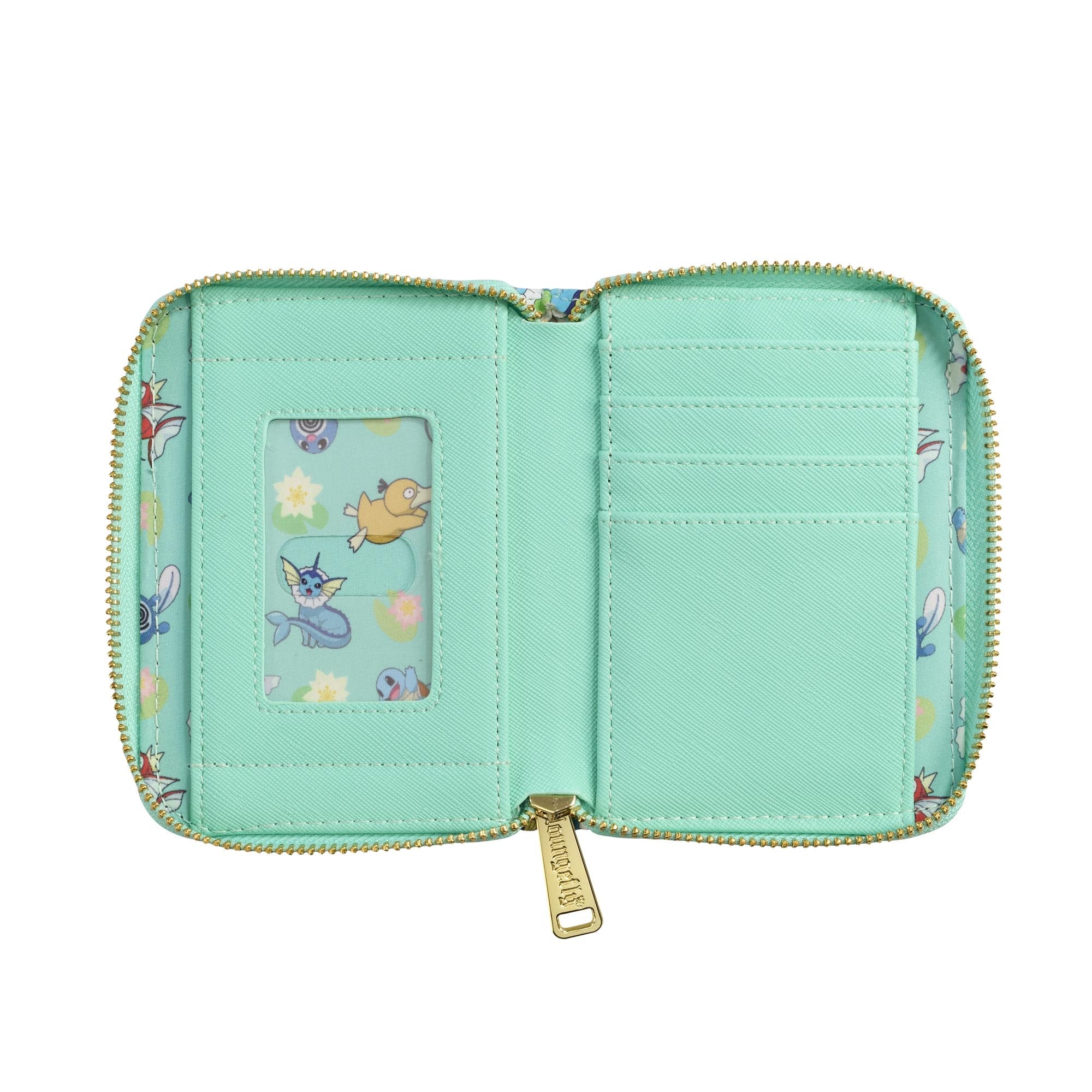 Loungefly x Pokemon Water Type Lily Pad AOP Wallet - Image 4