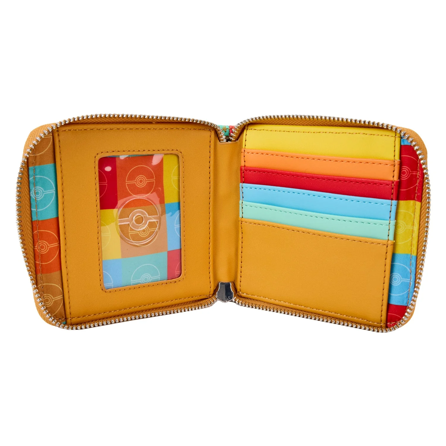Loungefly x Pokemon Colour Block Zip Around Wallet - Image 4