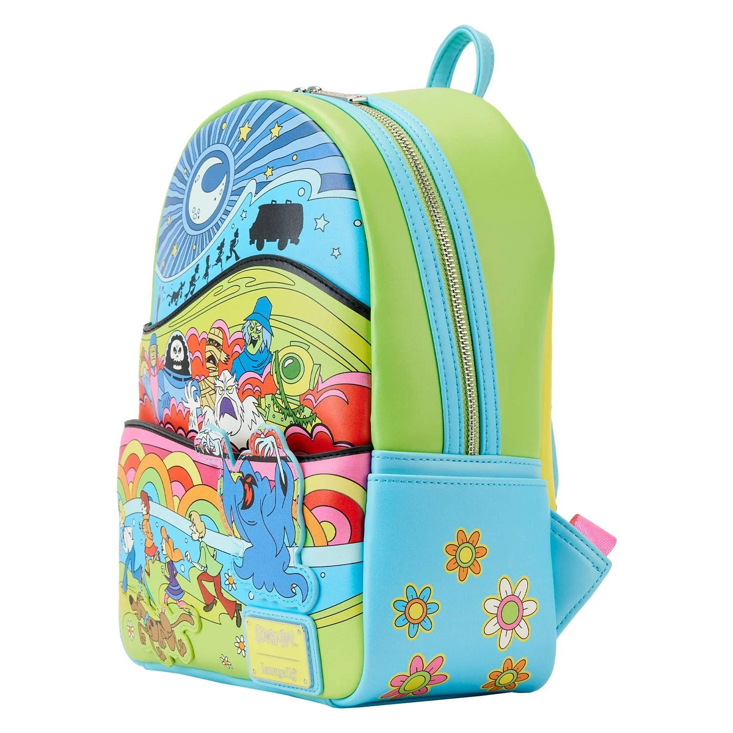 Loungefly x Scooby Doo Psychedelic Monster Chase Mini Backpack - Image 3