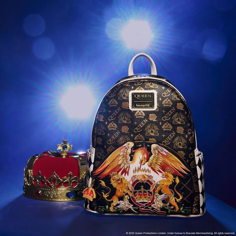 Loungefly x Queen Logo Crest Mini Backpack - Image 2