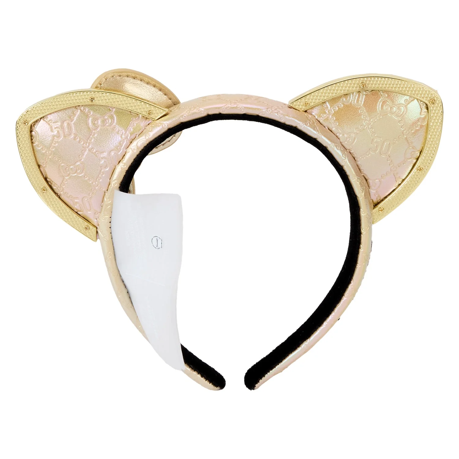 Loungefly x Sanrio Hello Kitty 50th Anniversary Gold Ear Headband - Image 2