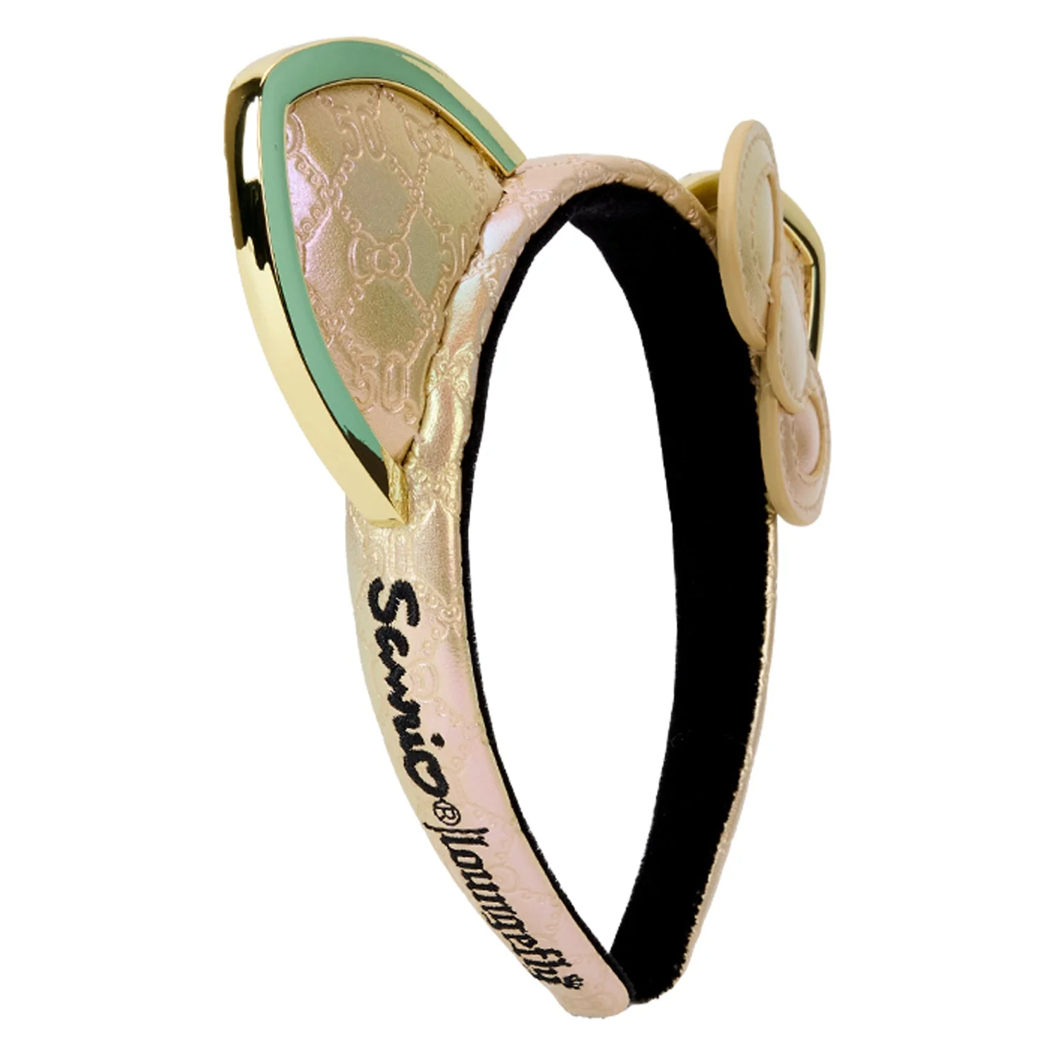Loungefly x Sanrio Hello Kitty 50th Anniversary Gold Ear Headband - Image 3