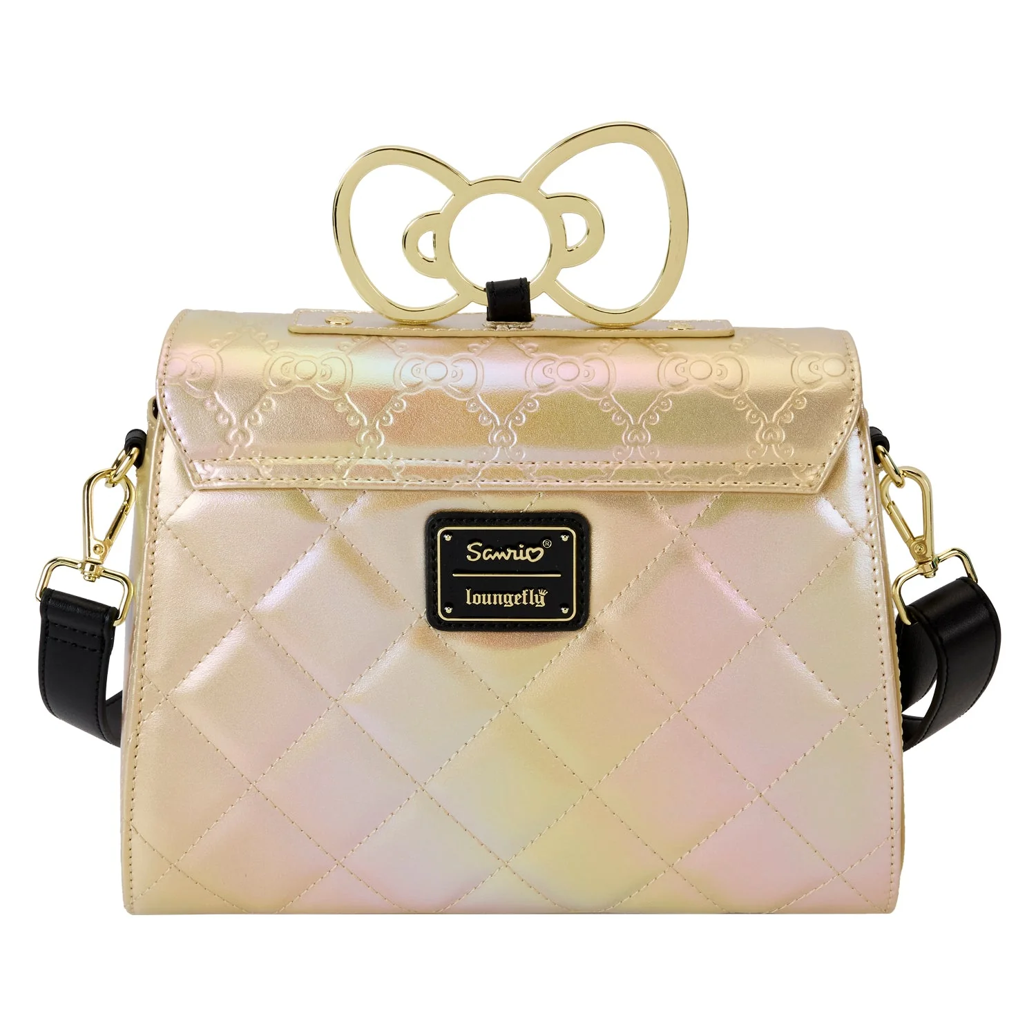 Loungefly x Sanrio Hello Kitty 50th Anniversary Gold Crossbody Bag - Image 4