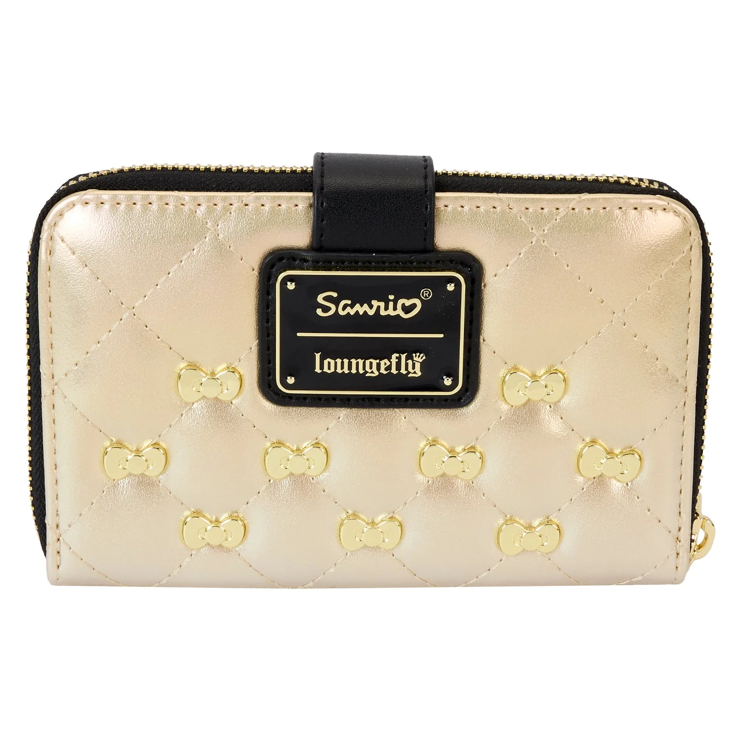 Loungefly x Sanrio Hello Kitty 50th Anniversary Gold Zip Around Wallet - Image 3