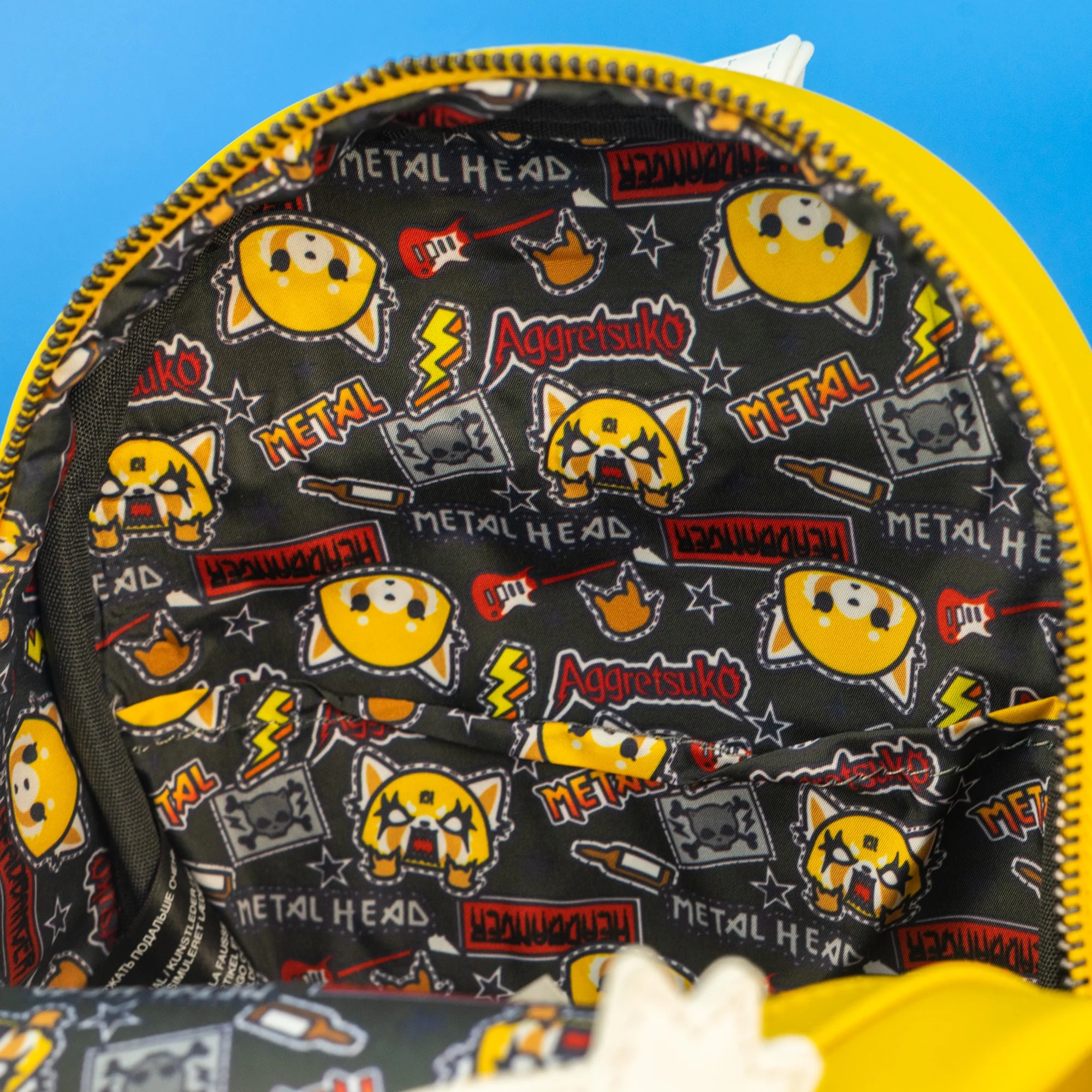 Loungefly x Sanrio Aggretsuko Two Face Cosplay Mini Backpack - Image 10