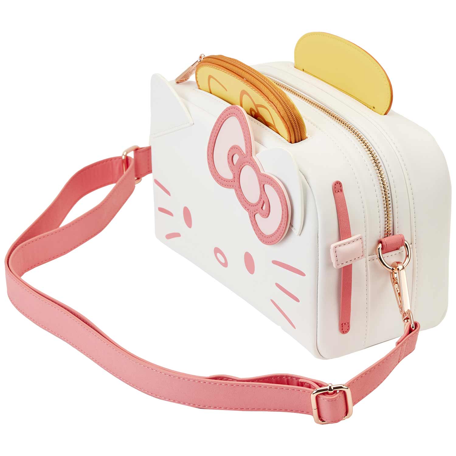 Loungefly x Sanrio Hello Kitty Breakfast Toaster Crossbody Bag - Image 4
