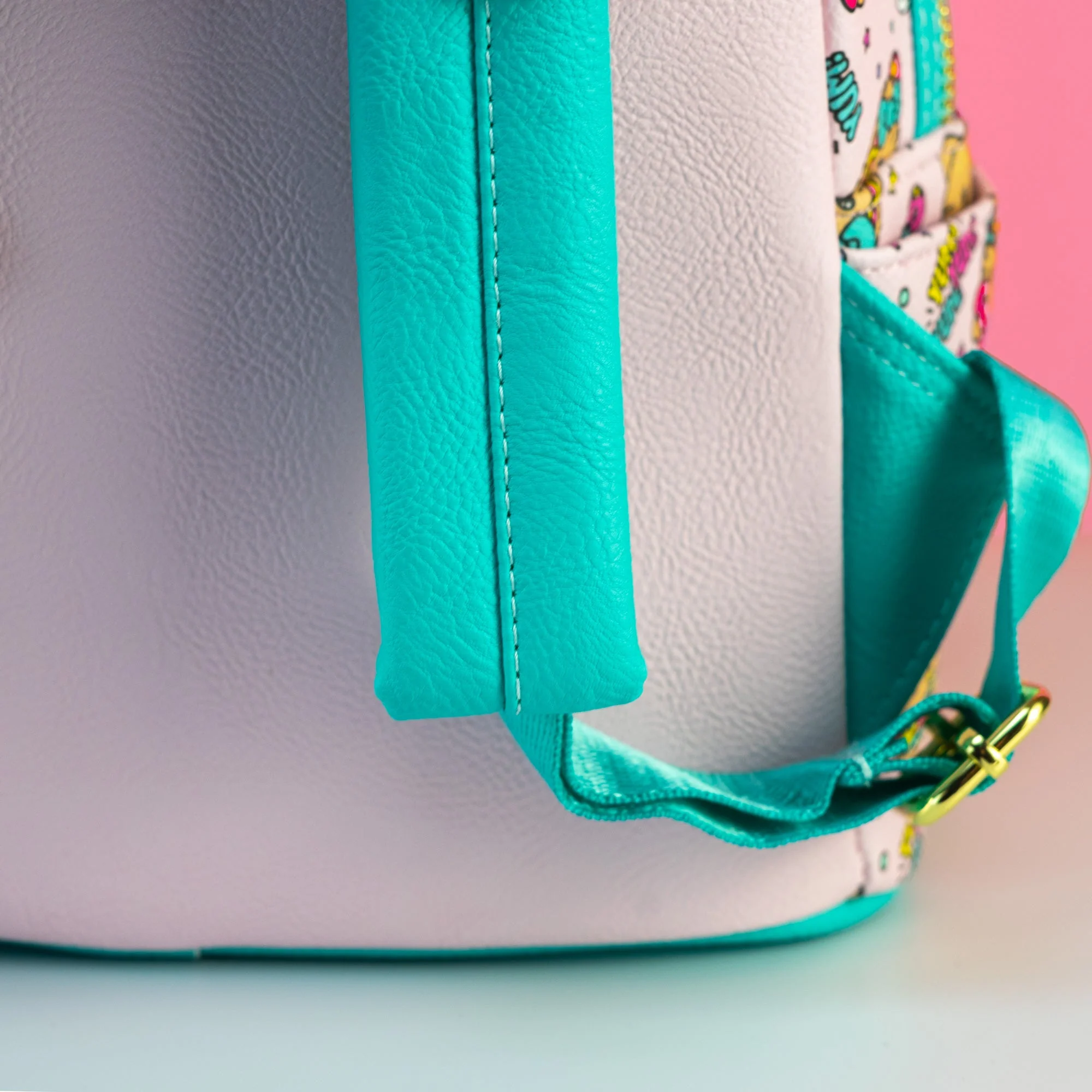 Loungefly x Sanrio Hello Kitty Burger and Hot Dog Print Mini Backpack - Image 4