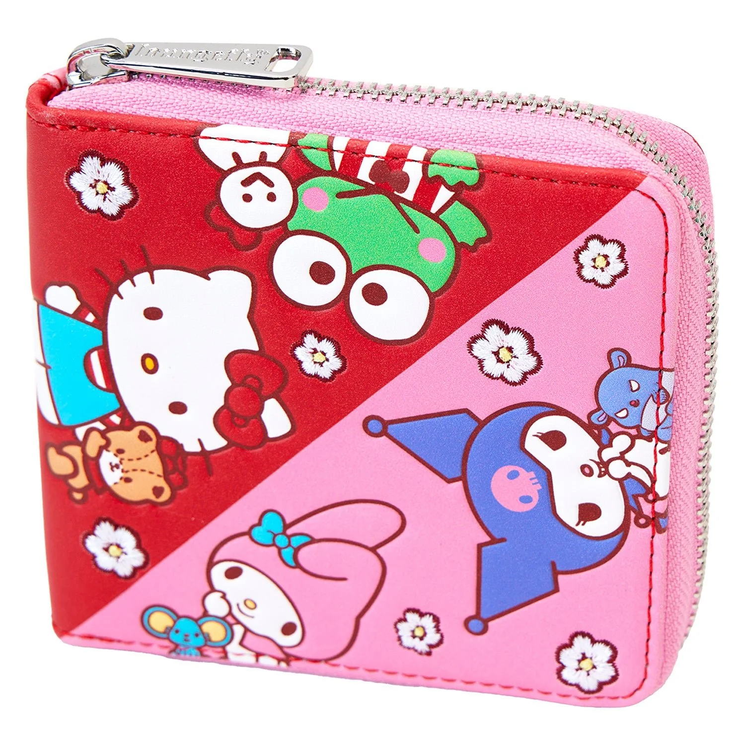 Loungefly x Sanrio Hello Kitty & Friends Colour Block Zip Around Wallet - Image 2