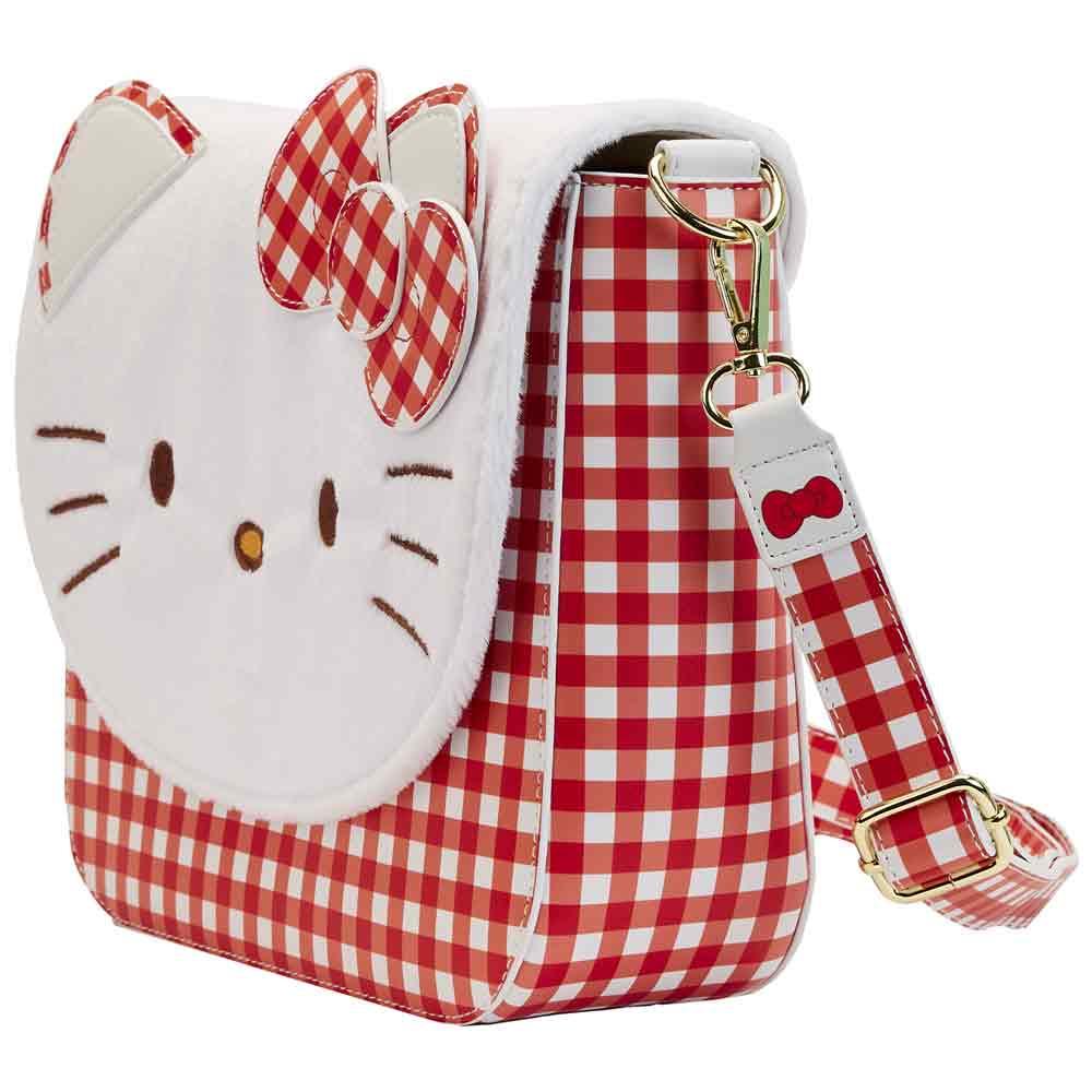 Loungefly x Sanrio Hello Kitty Gingham Cosplay Crossbody Bag - Image 4