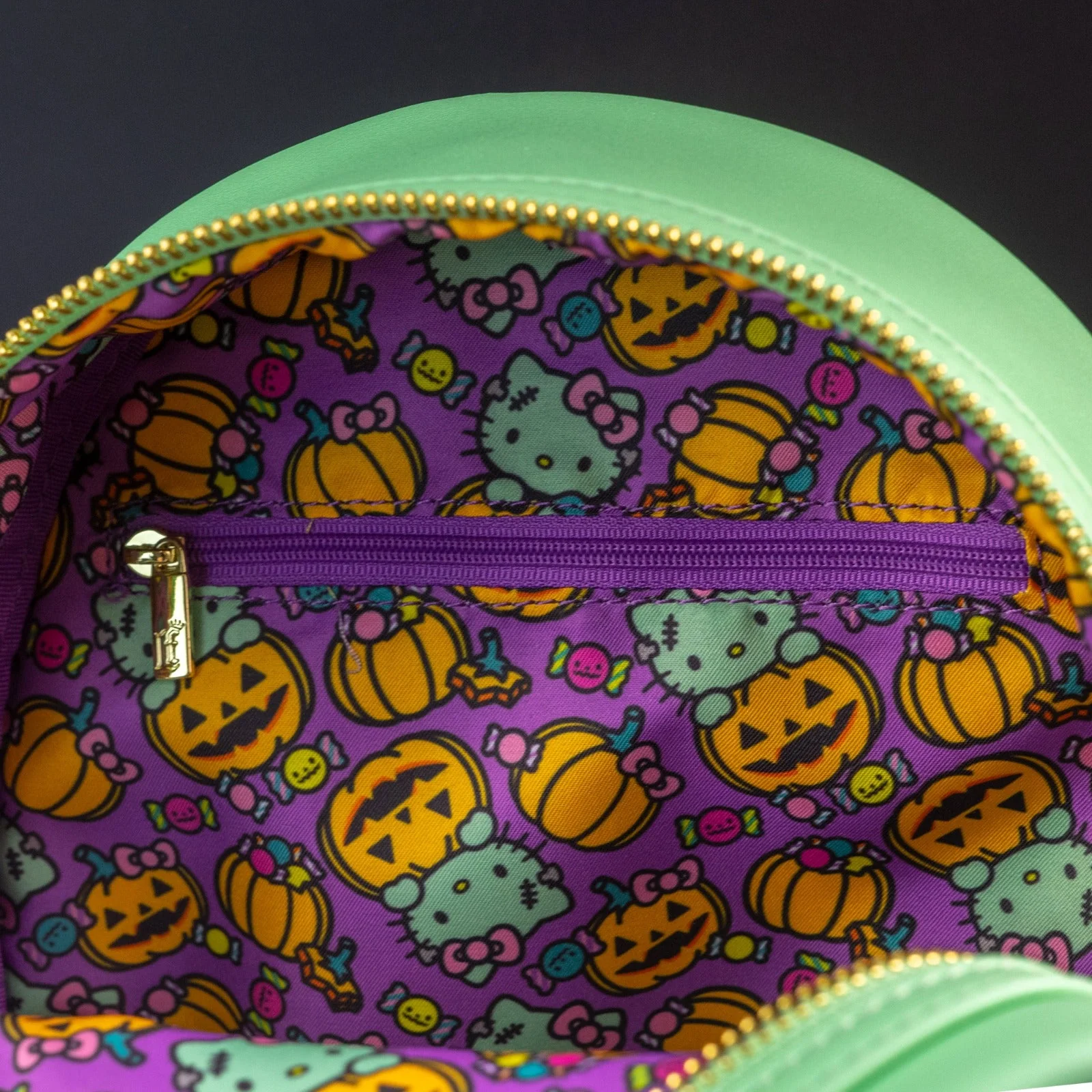 Loungefly x Sanrio Hello Kitty Zombie Pumpkin Cosplay Mini Backpack - Image 8
