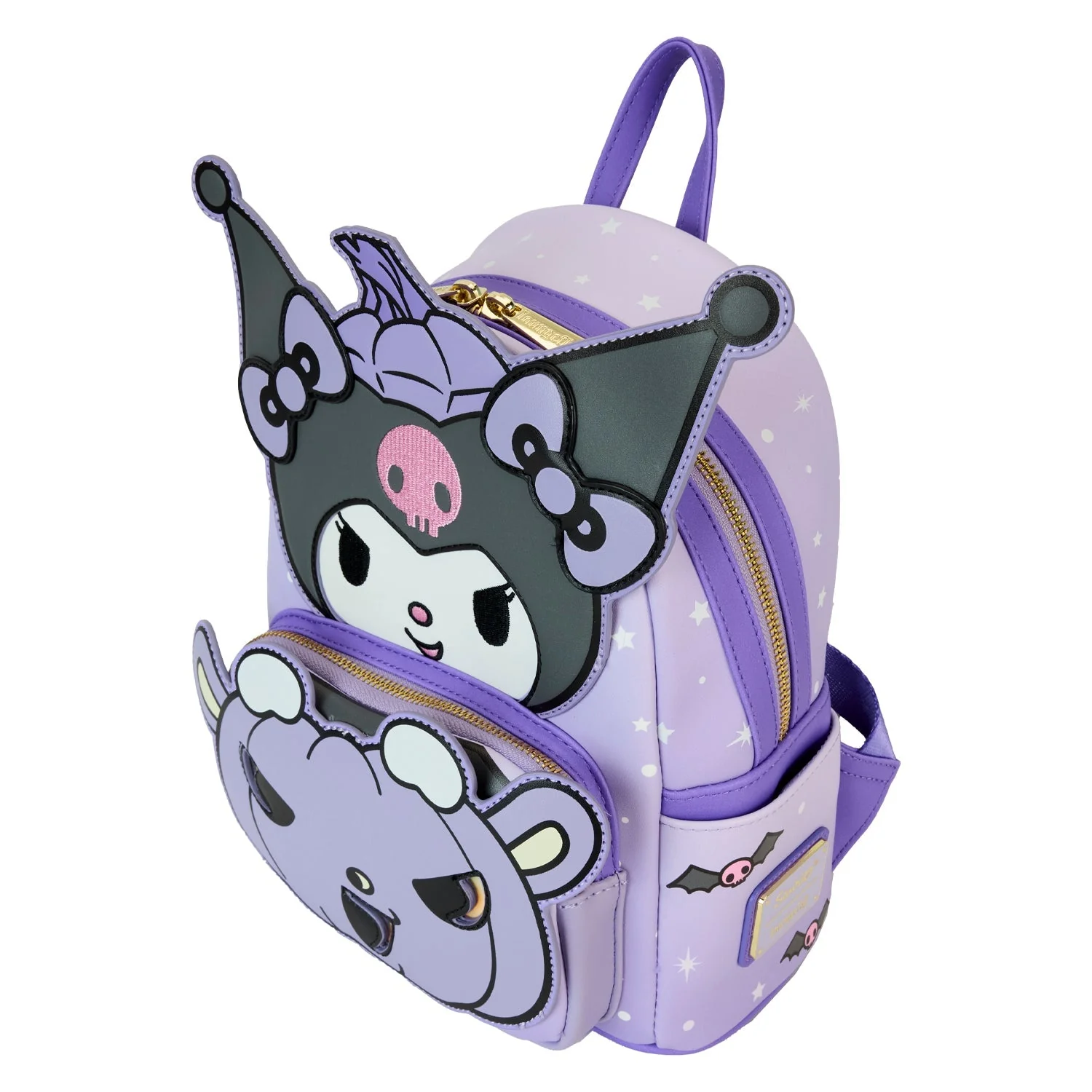 Loungefly x Sanrio Kuromi Pumpkin Mini Backpack - Image 4