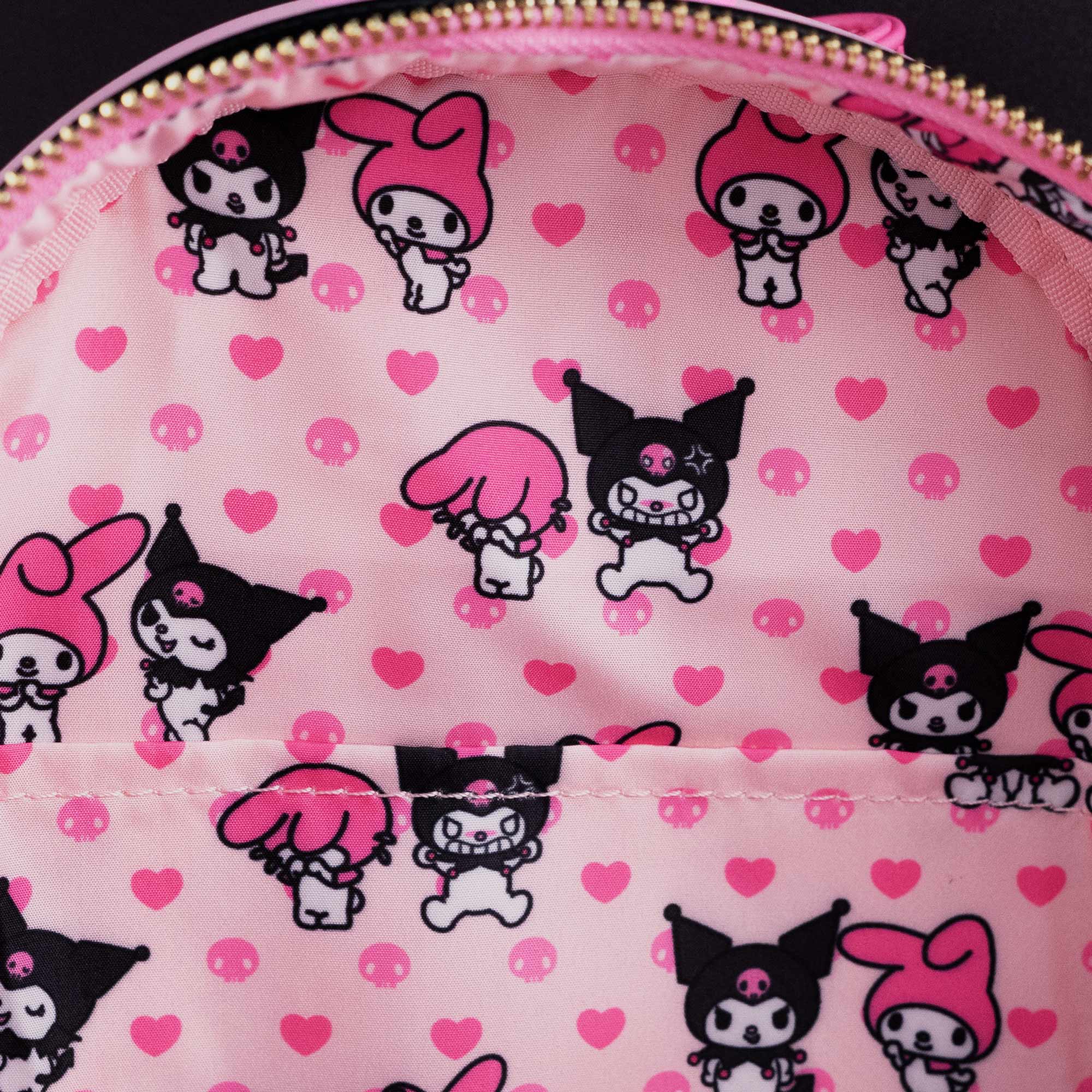 Loungefly x Sanrio My Melody and Kuromi Double Pocket Mini Backpack - Image 6