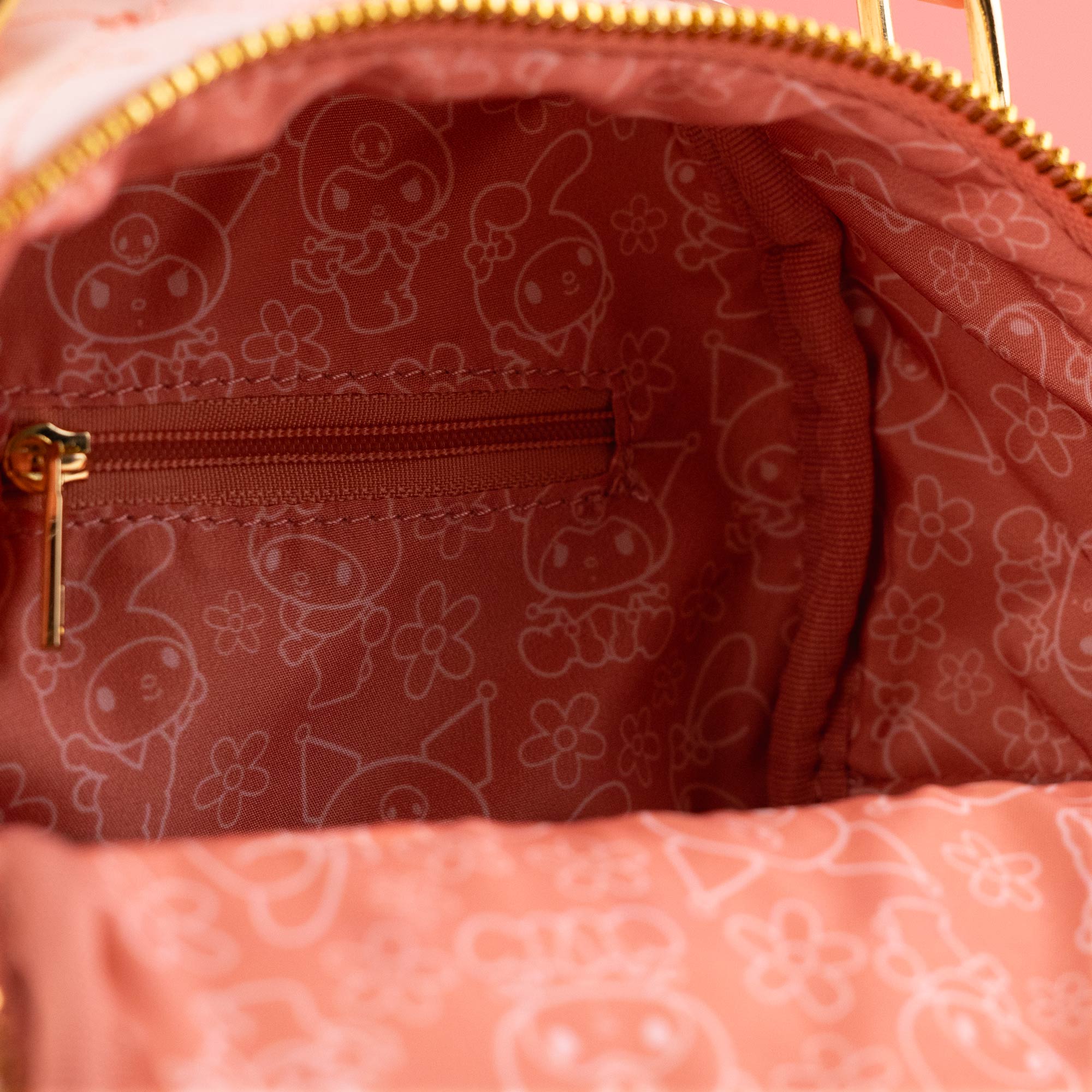 Loungefly x Sanrio My Melody and Sidekicks Quilted Ultra Mini Backpack - Image 4