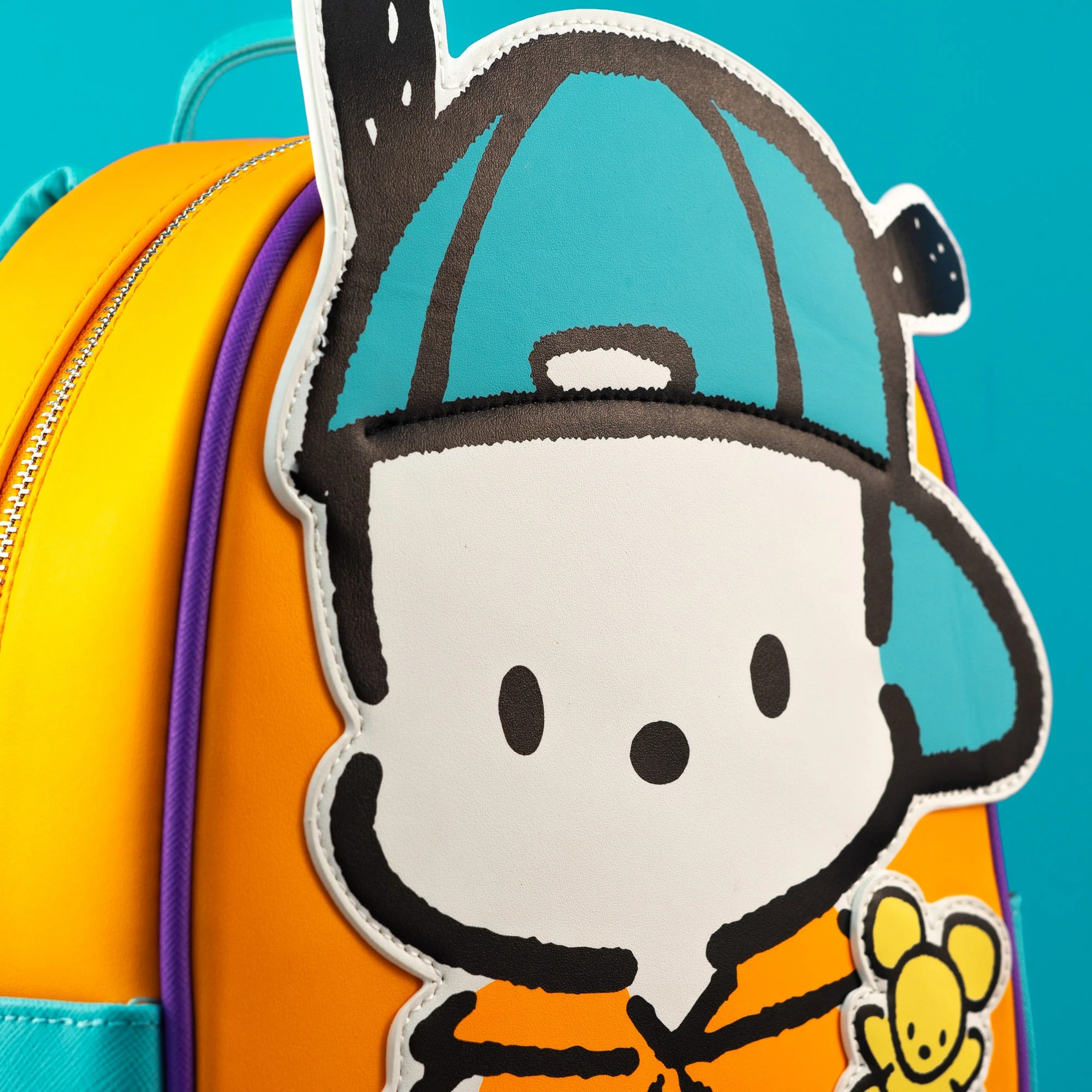 Loungefly x Sanrio Pochacco Blue Cap Cosplay Mini Backpack - Image 2