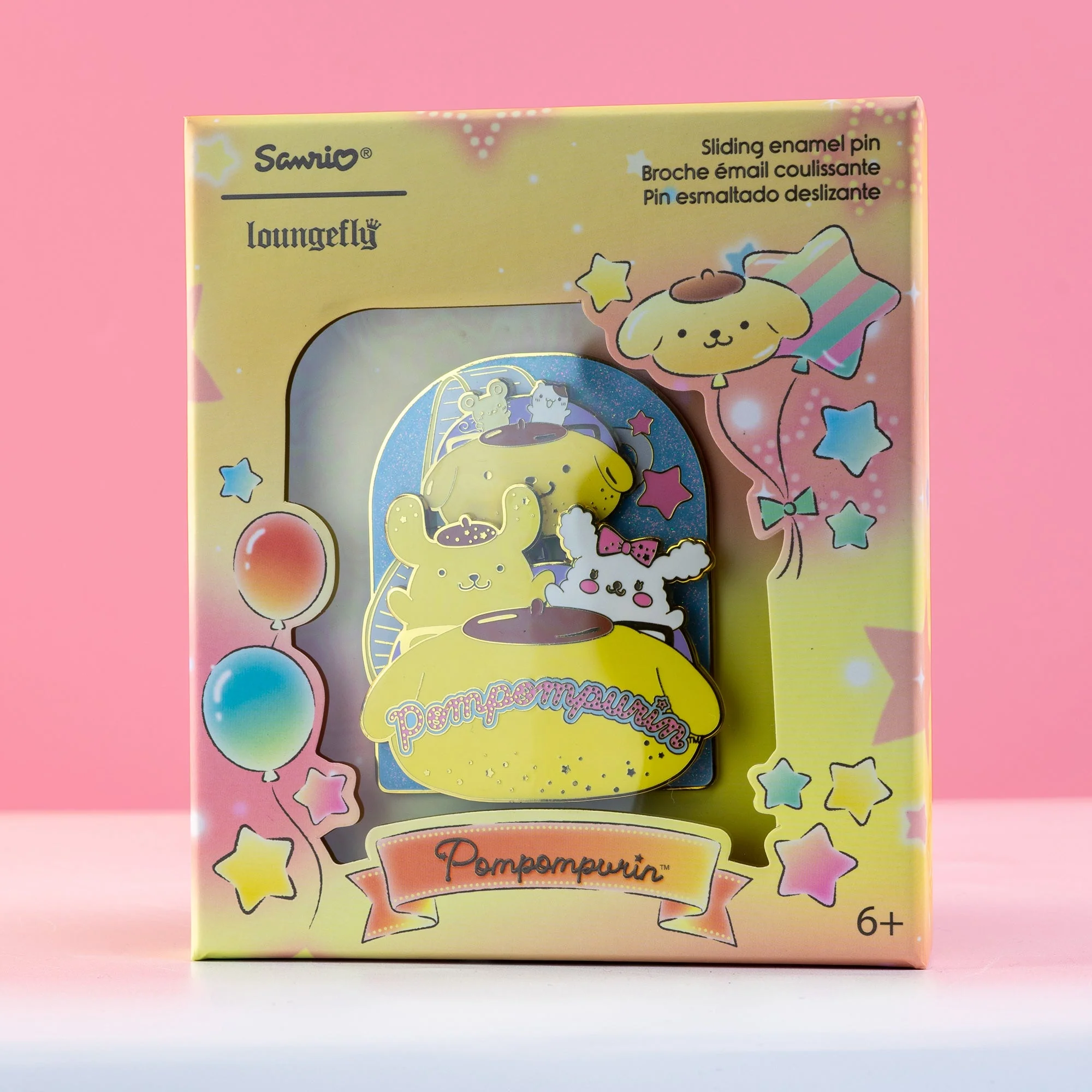 Loungefly x Sanrio Pompompurin Carnival Ride 3 Inch Pin - Image 2