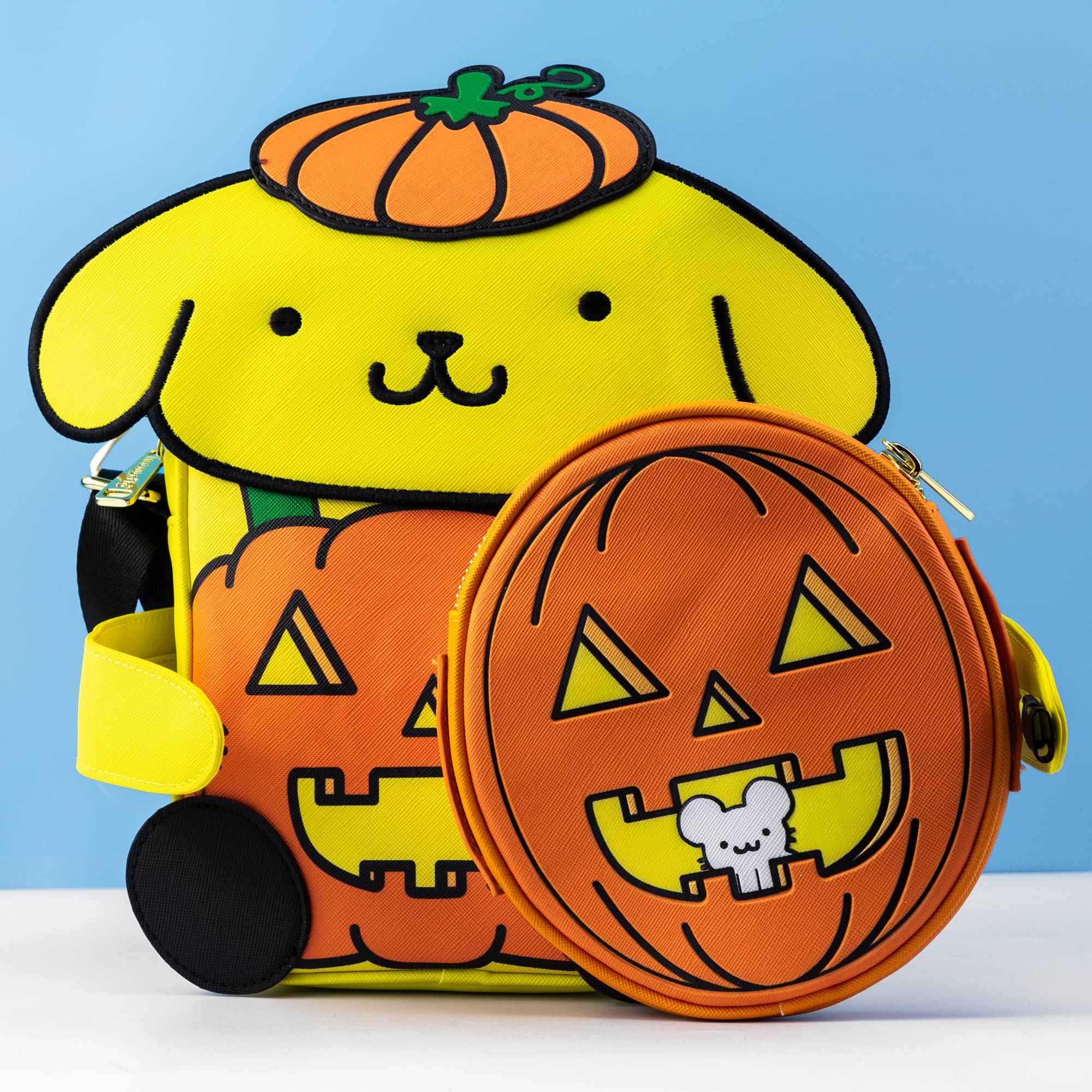 Loungefly x Sanrio Pompompurin Halloween Crossbuddies Bag - Image 2