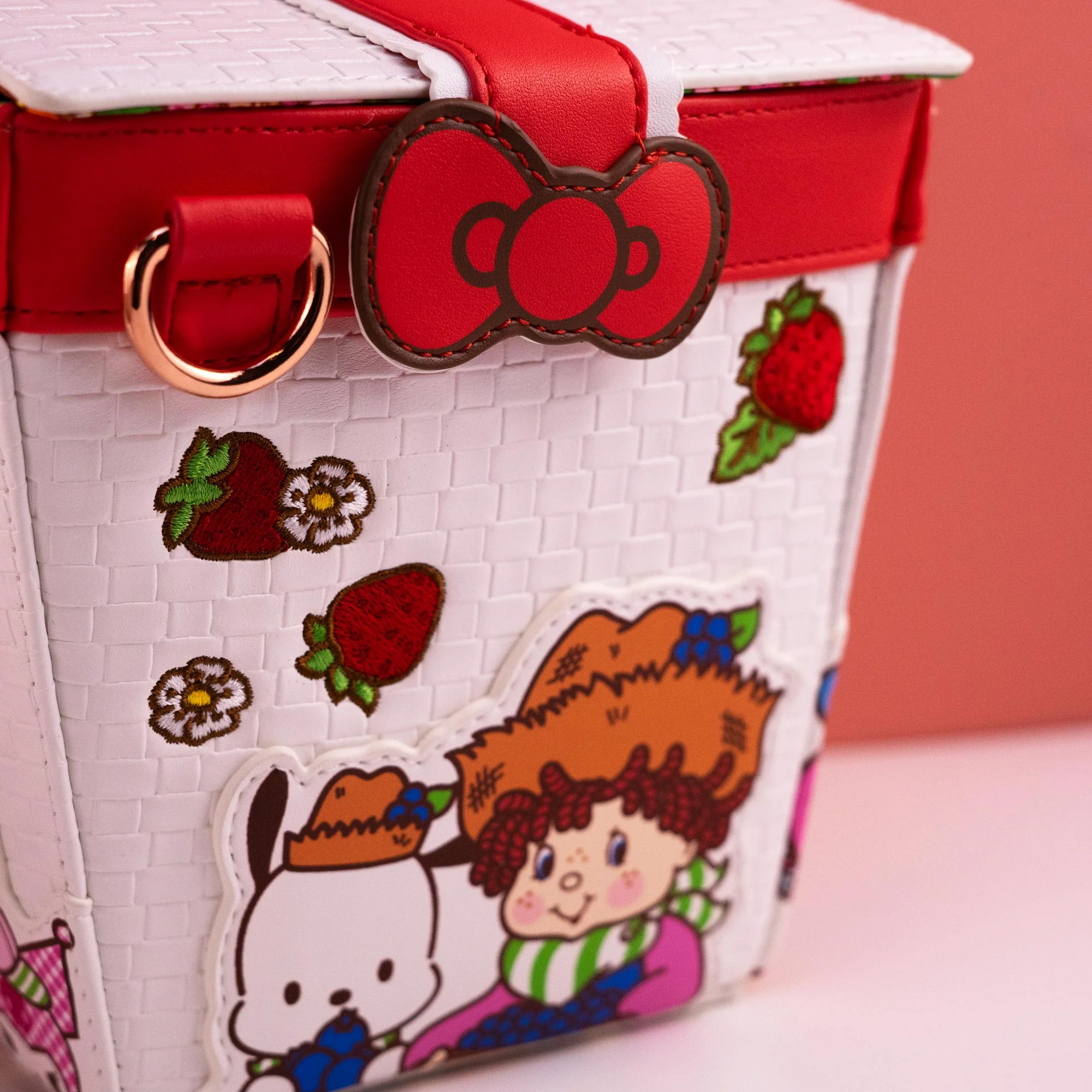 Loungefly x Sanrio x Strawberry Shortcake Figural Picnic Basket Crossbody Bag - Image 6