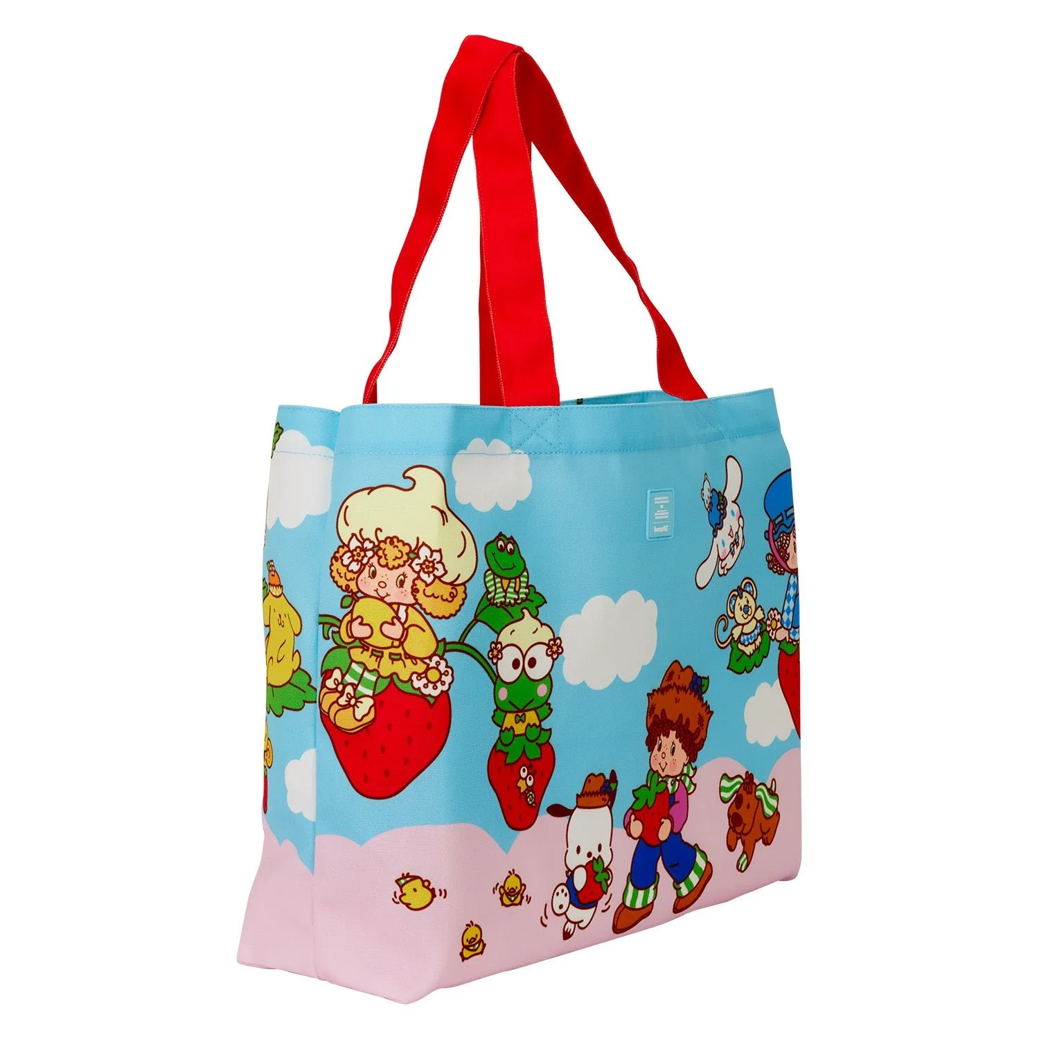 Loungefly x Sanrio x Strawberry Shortcake Oversize Canvas Tote Bag - Image 5