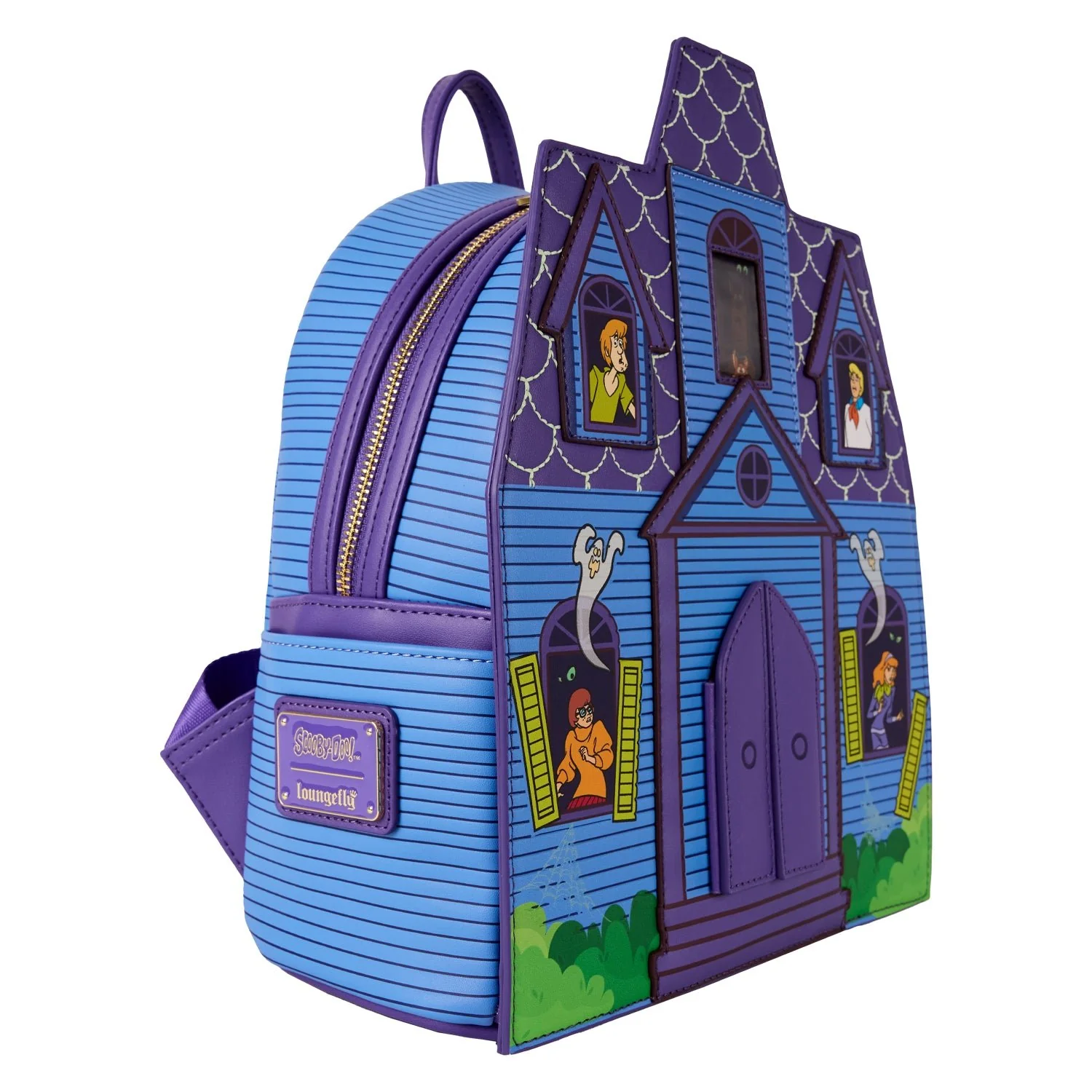 Loungefly x Scooby-Doo Glow in the Dark Haunted Mansion Mini Backpack - Image 4