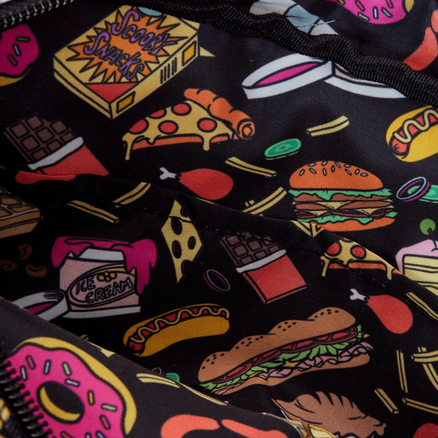 Loungefly x Scooby Doo Munchies AOP Nylon Waist Bag - Image 5