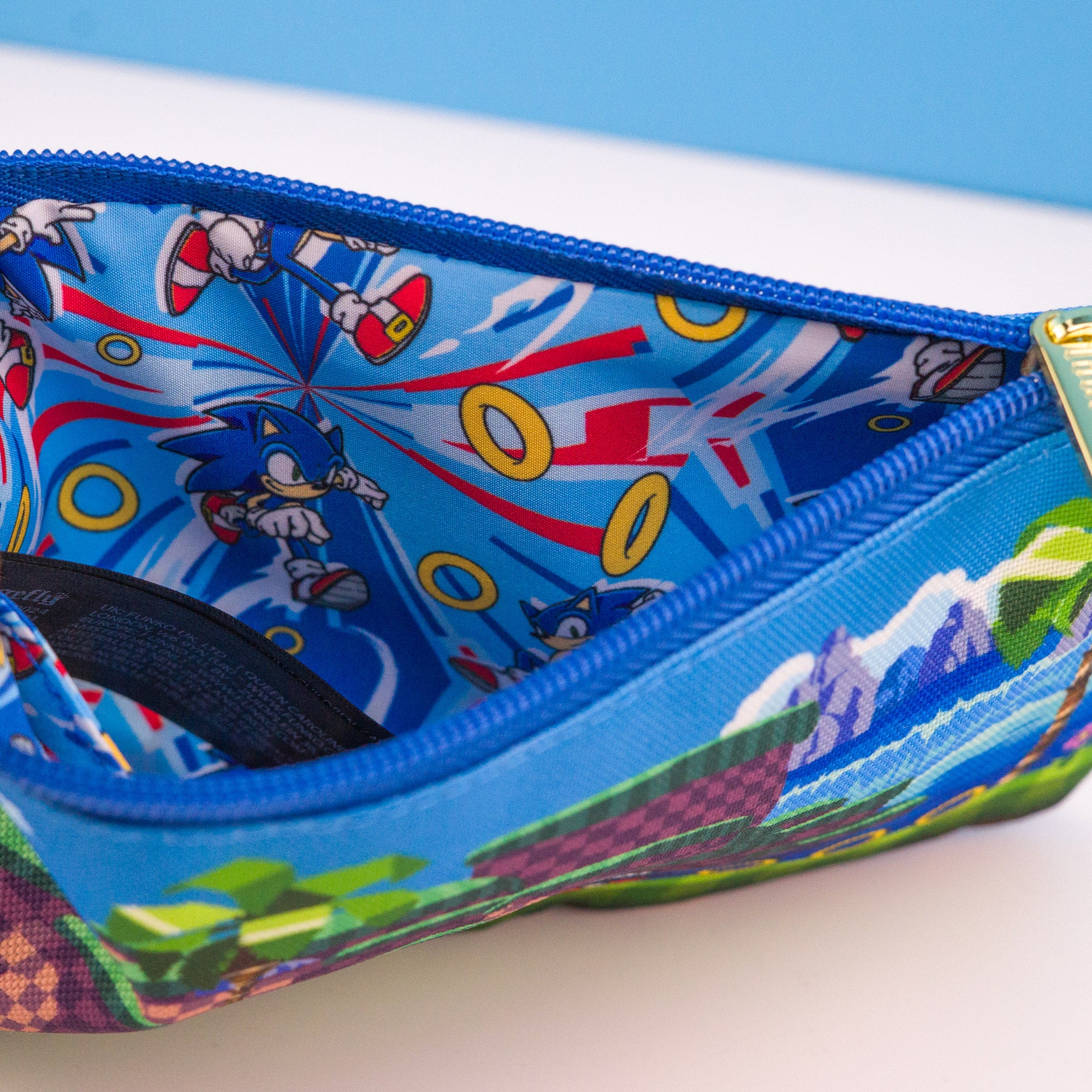 Loungefly x Sega Sonic the Hedgehog Green Hill Zone Wristlet - Image 3