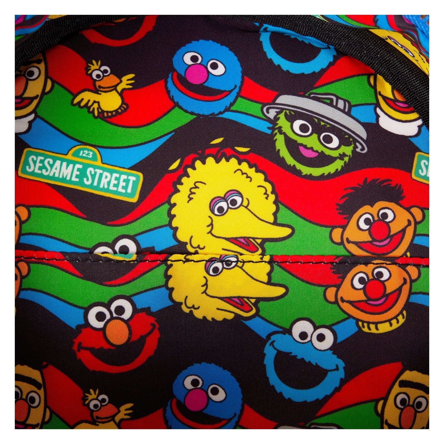 Loungefly x Sesame Street Cookie Monster Plush Mini Backpack - Image 9