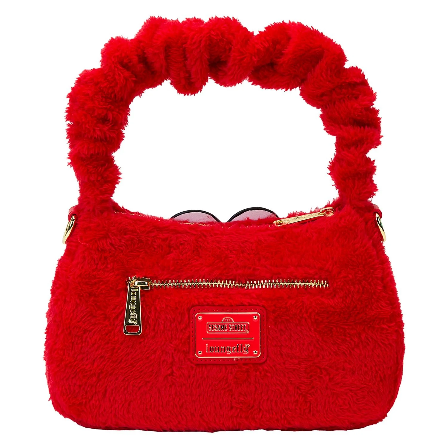 Loungefly x Sesame Street Elmo Plush Crossbody Bag - Image 4