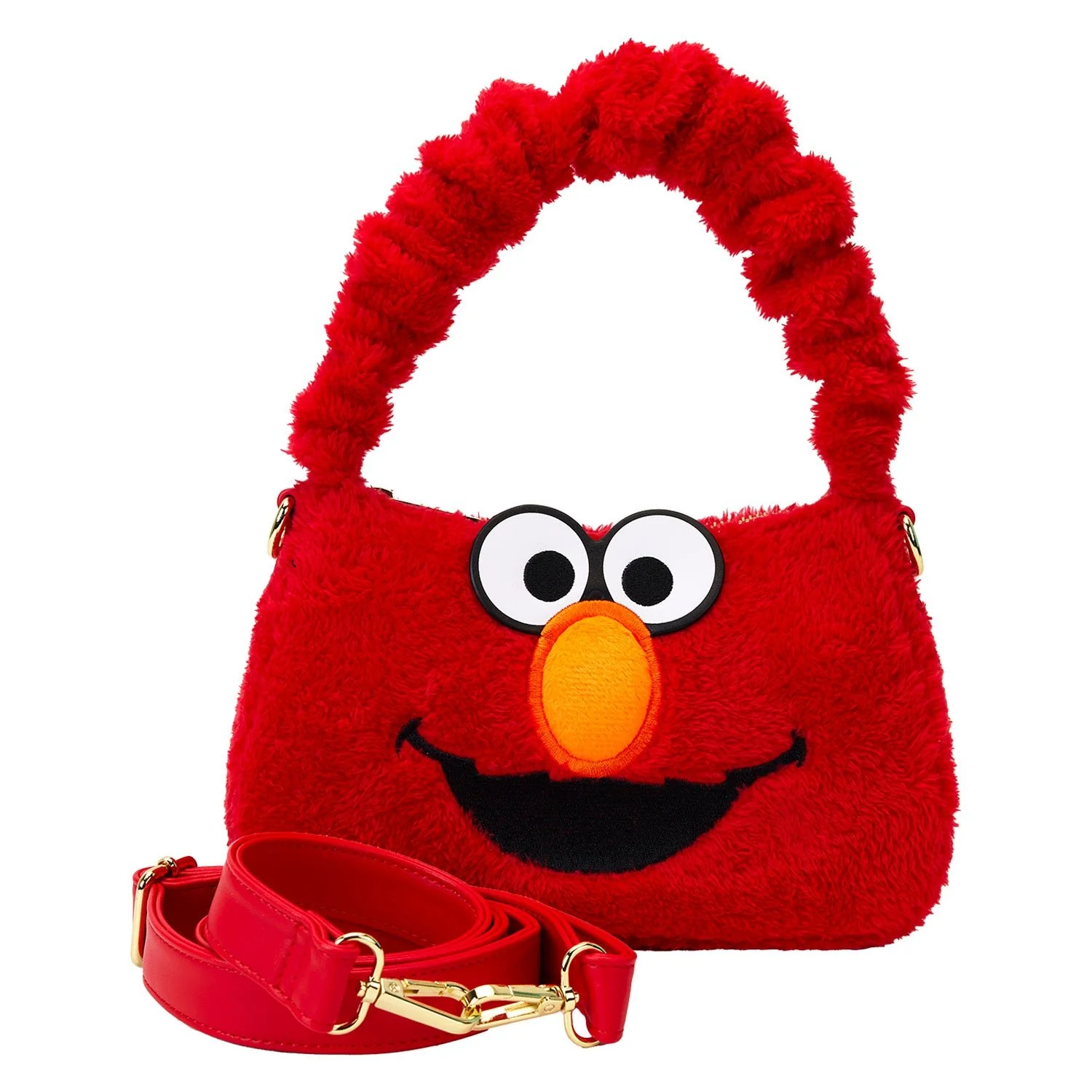 Loungefly x Sesame Street Elmo Plush Crossbody Bag - Image 5