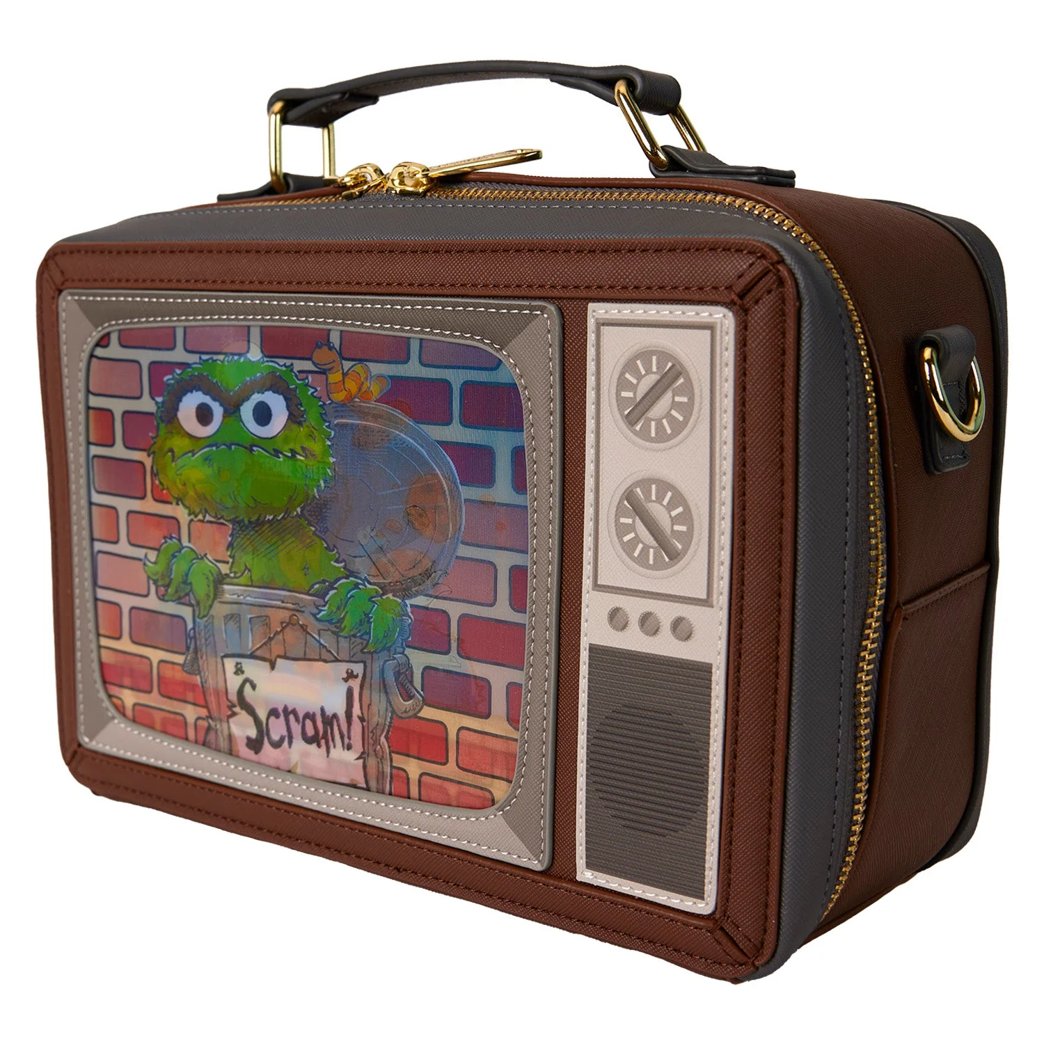 Loungefly x Sesame Street Lenticular Retro TV Crossbody Bag - Image 7