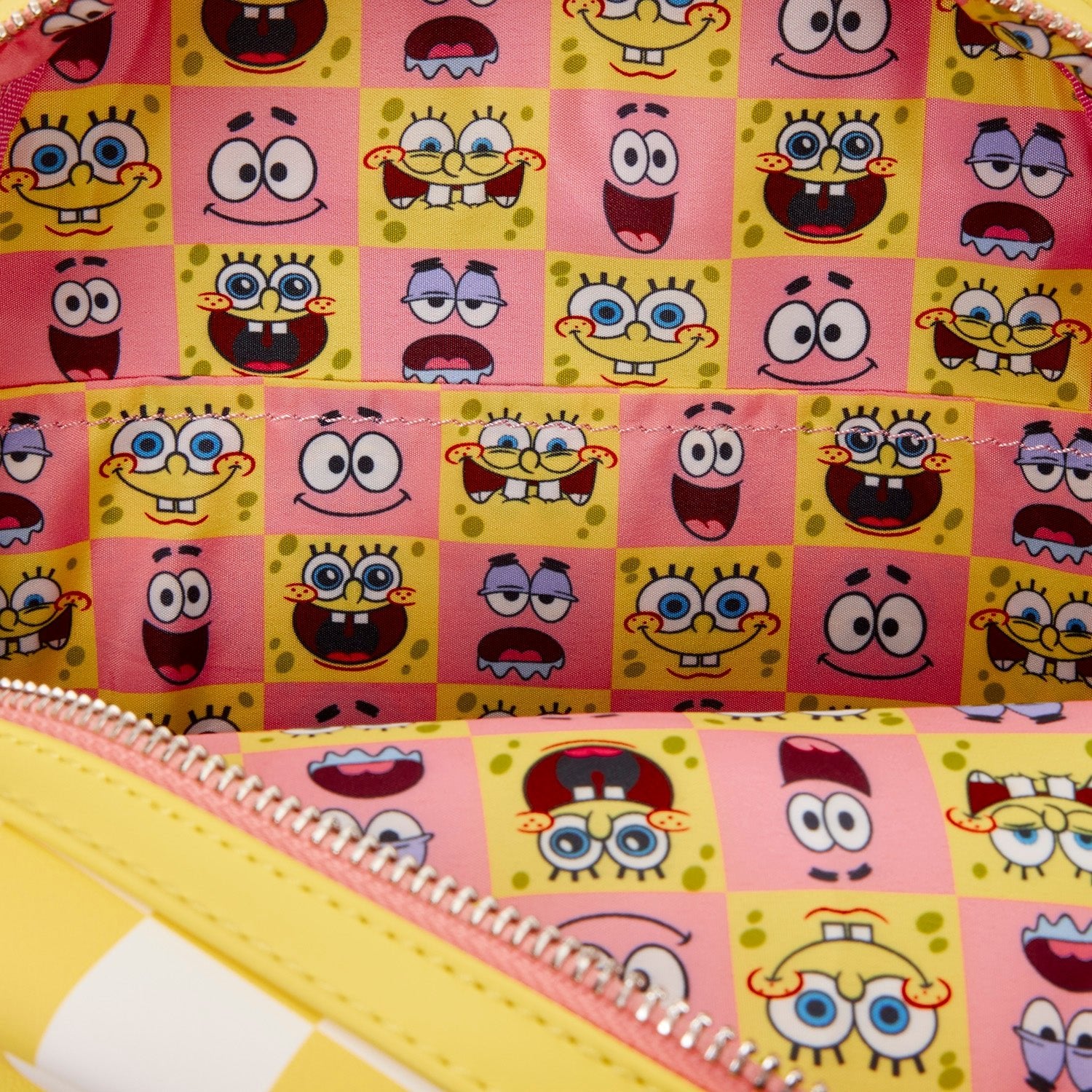 Loungefly x Spongebob Squarepants & Patrick Star Checkered Mini Backpack - Image 5