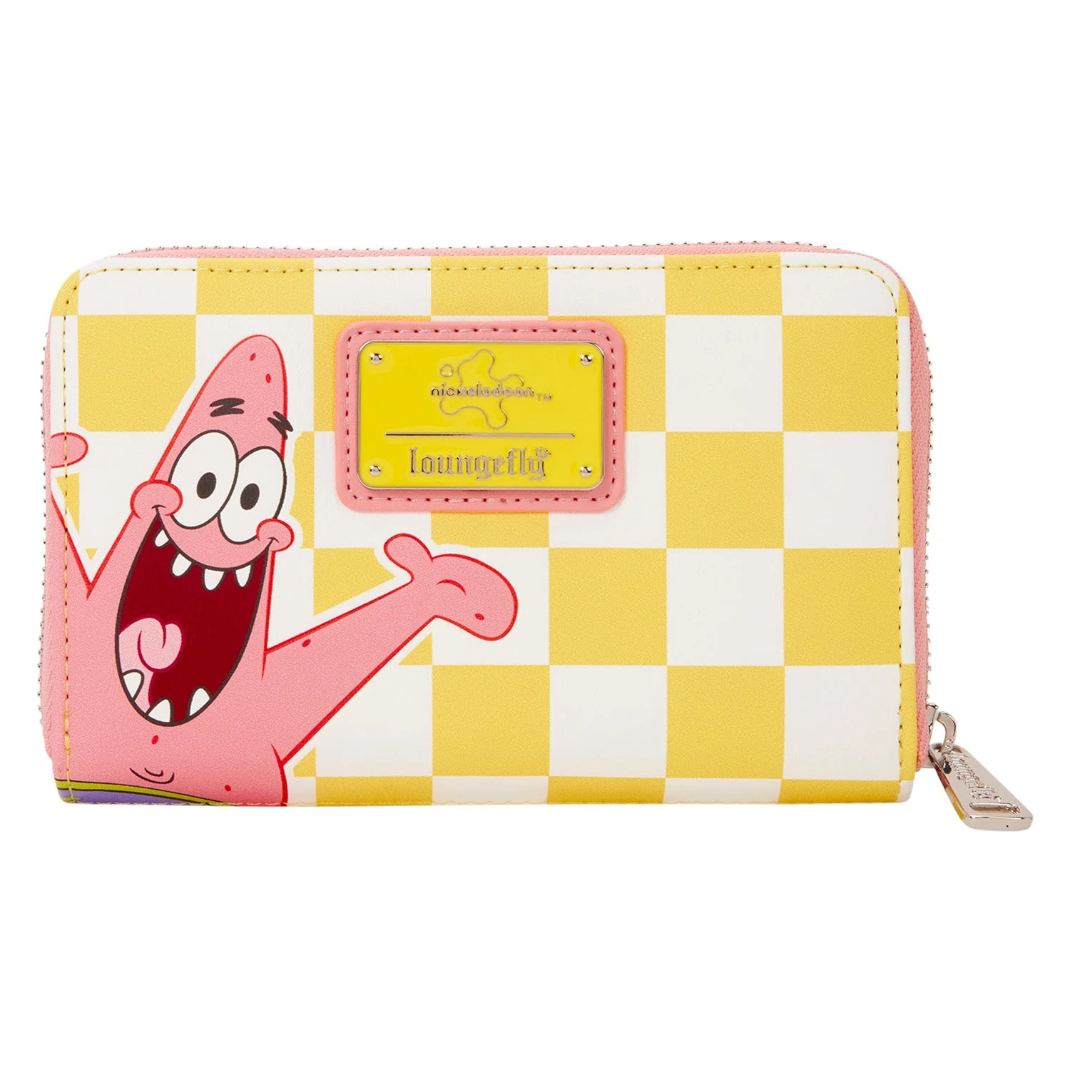 Loungefly x Spongebob Squarepants & Patrick Star Checkered Zip Around Wallet - Image 3