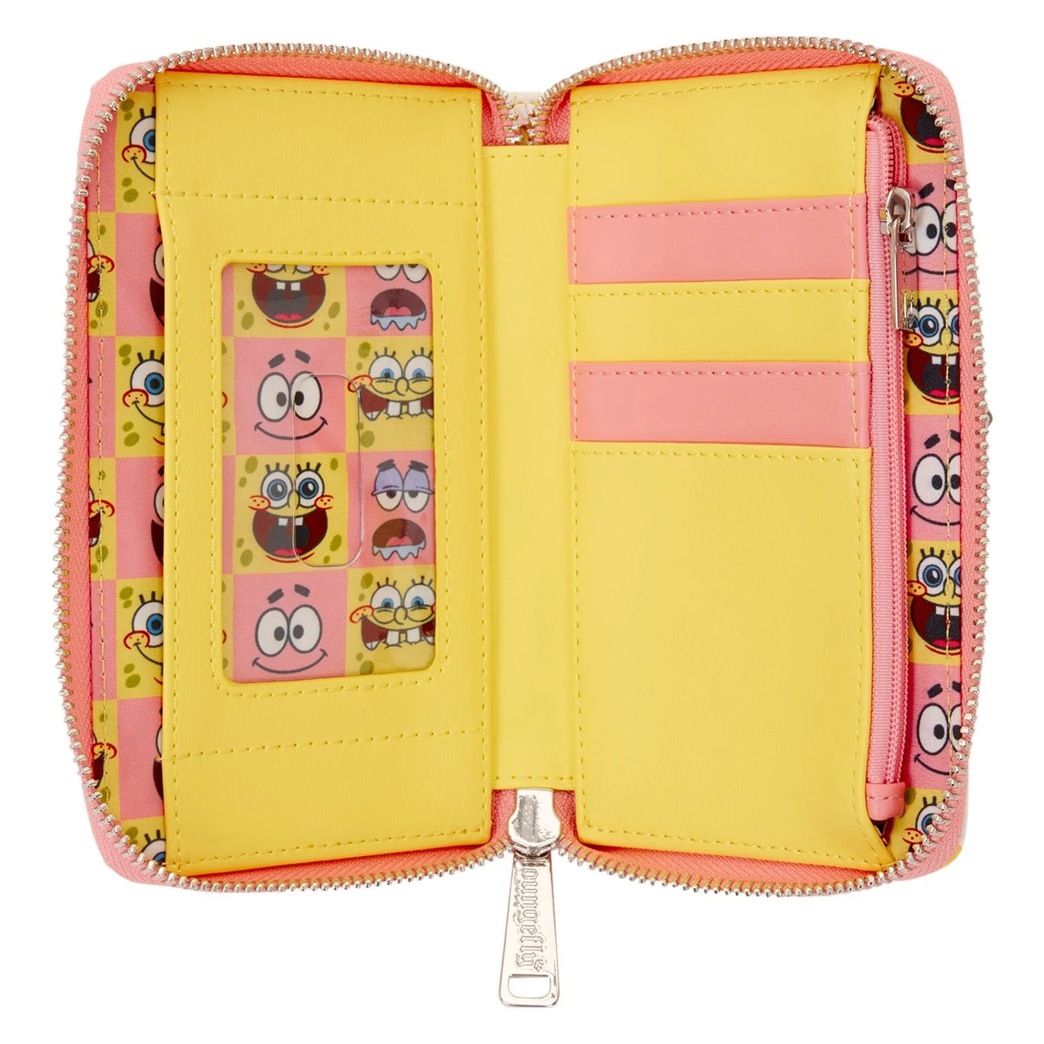 Loungefly x Spongebob Squarepants & Patrick Star Checkered Zip Around Wallet - Image 4