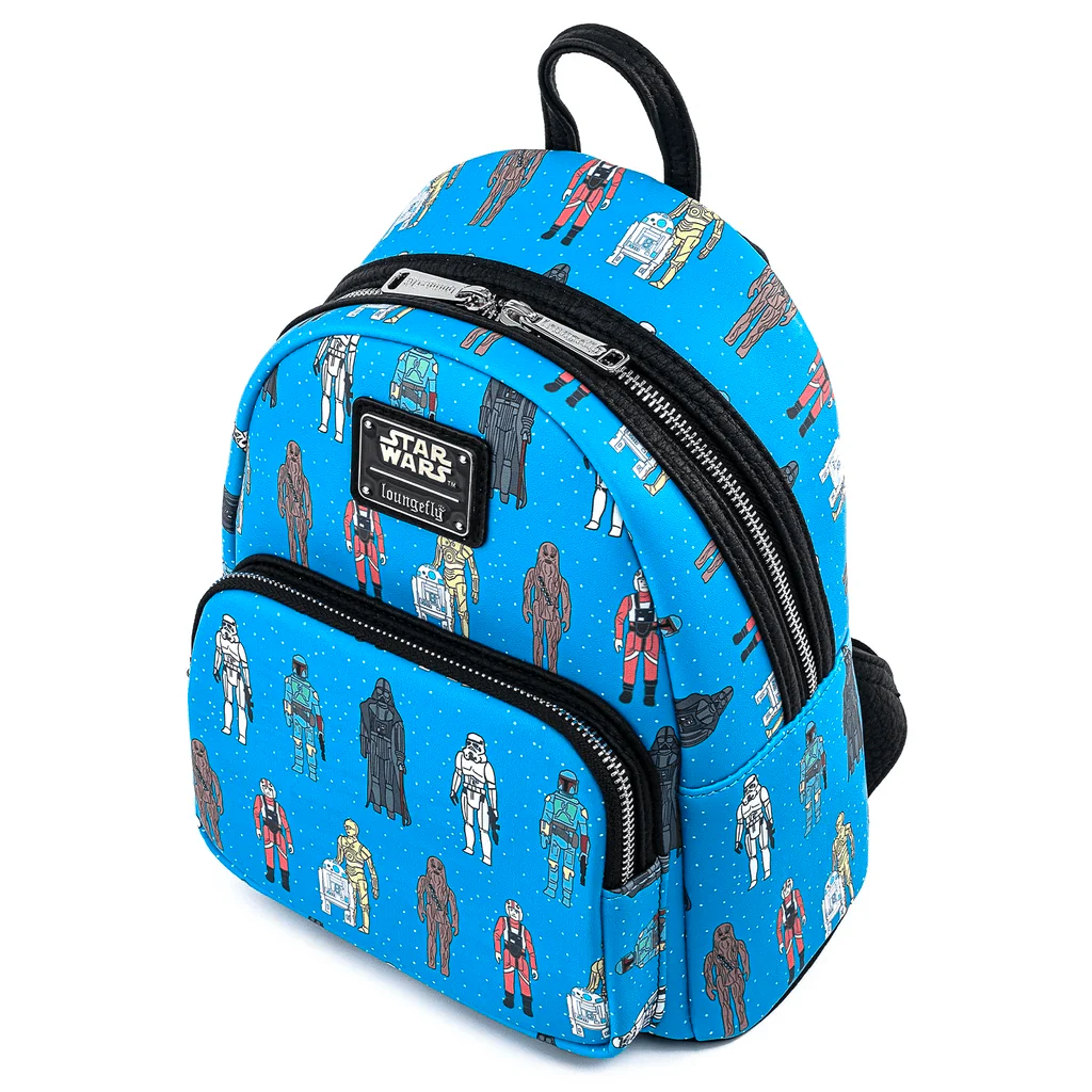 Loungefly x Star Wars Action Figures Line Up Mini Backpack - Image 2