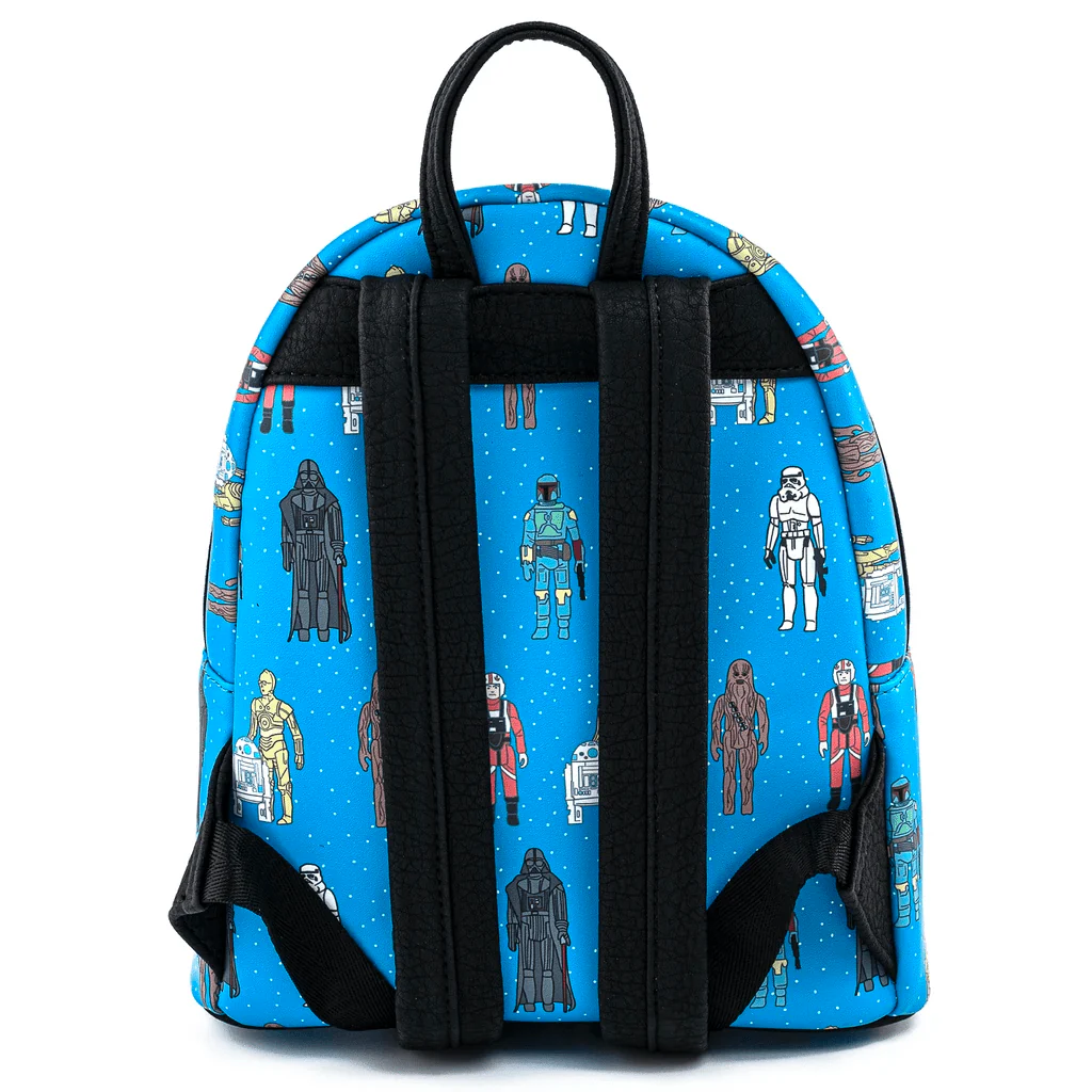 Loungefly x Star Wars Action Figures Line Up Mini Backpack - Image 3
