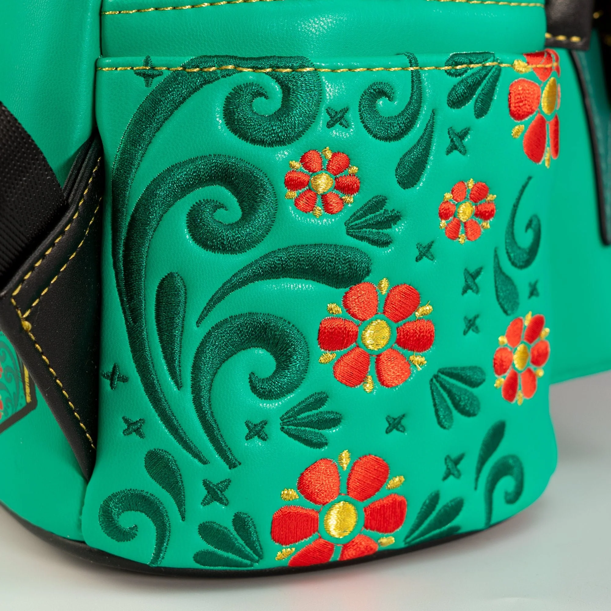 Loungefly x Star Wars Boba Fett Floral Cosplay Mini Backpack - Image 3
