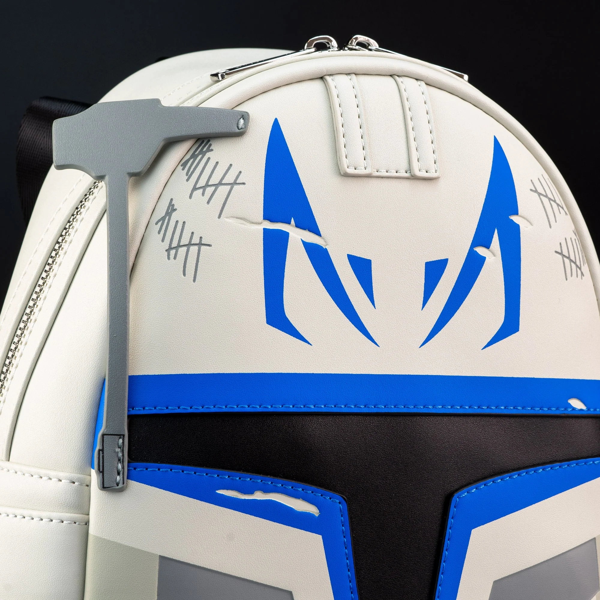 Loungefly x Star Wars Captain Rex Battle Damage Cosplay Mini Backpack - Image 2