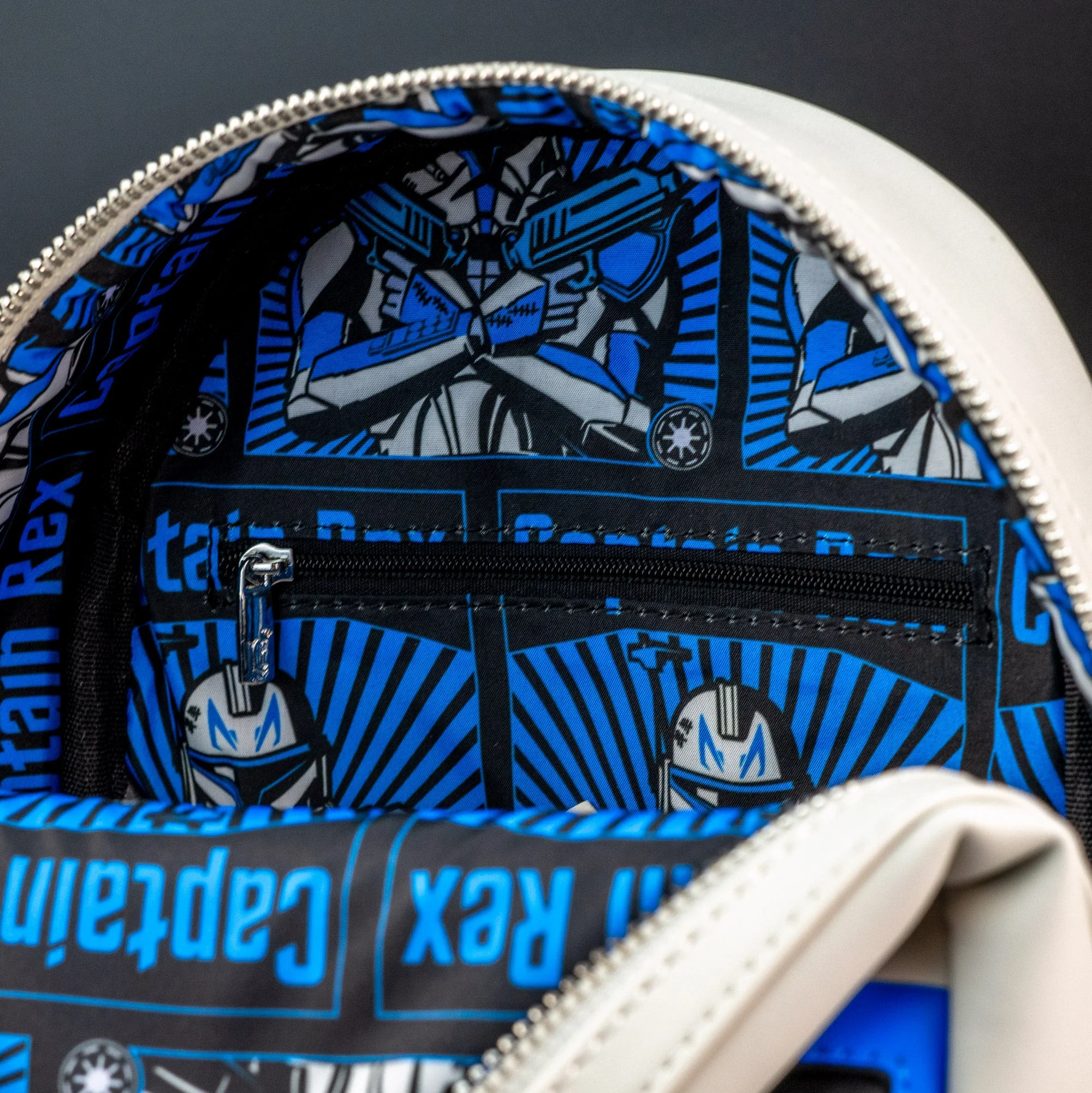 Loungefly x Star Wars Captain Rex Battle Damage Cosplay Mini Backpack - Image 5