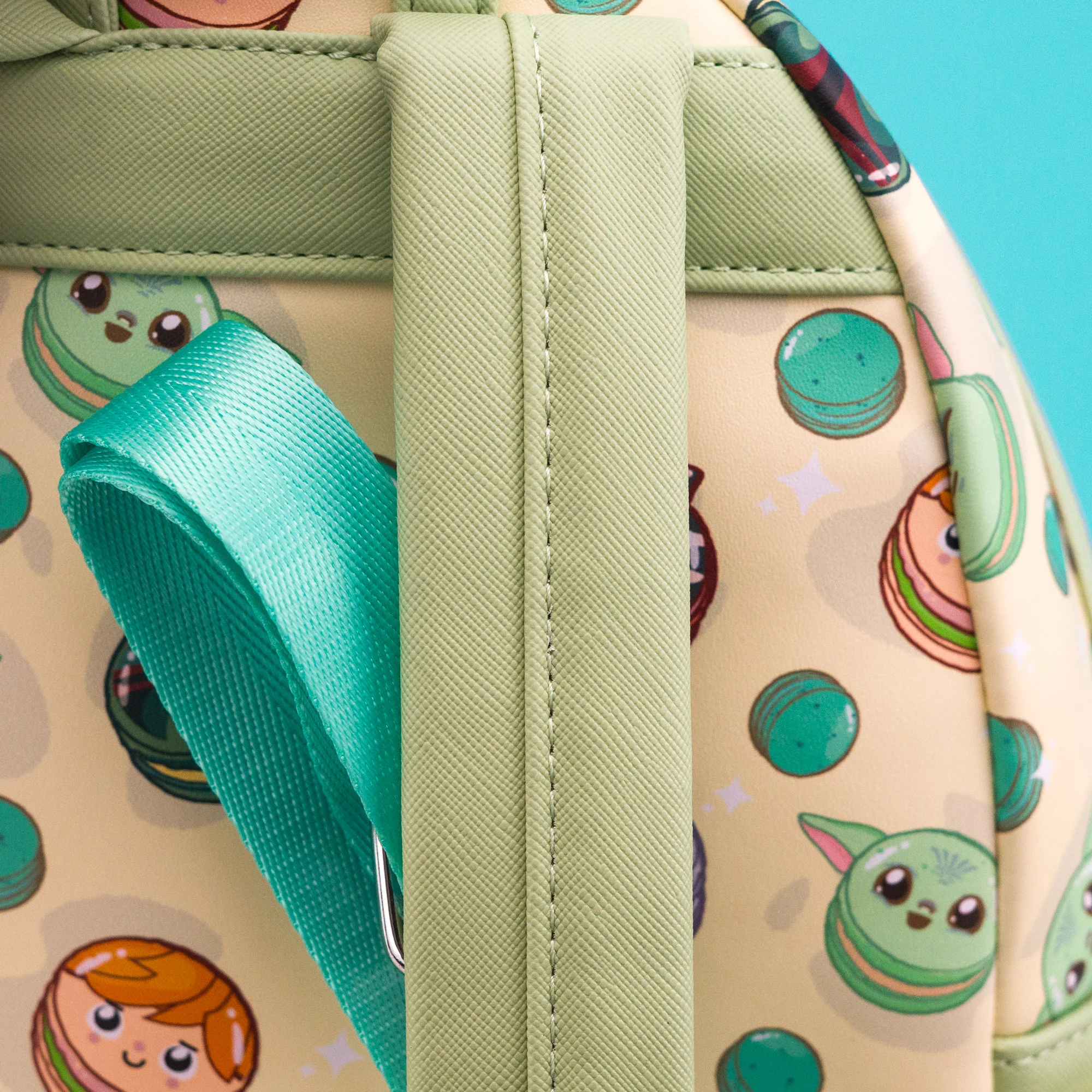 Loungefly x Star Wars Character Macarons Print Mini Backpack - Image 4