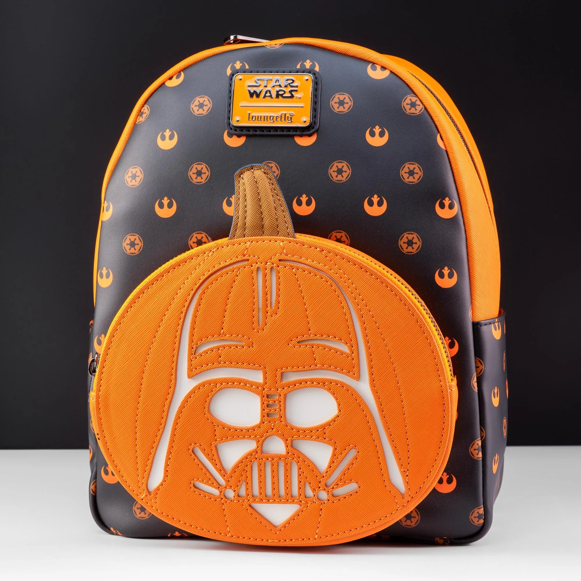 Loungefly x Star Wars Darth Vader Jack Lantern Star Mini Backpack - Image 7