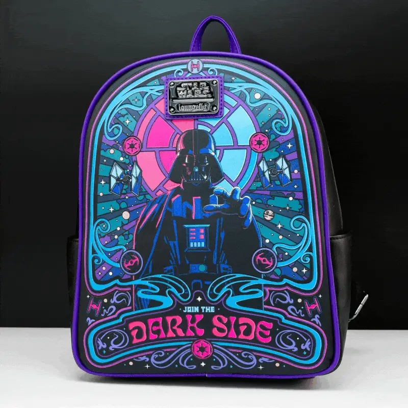 Loungefly x Star Wars Darth Vader Psychedelic Retrowave Portrait Mini Backpack - Image 2