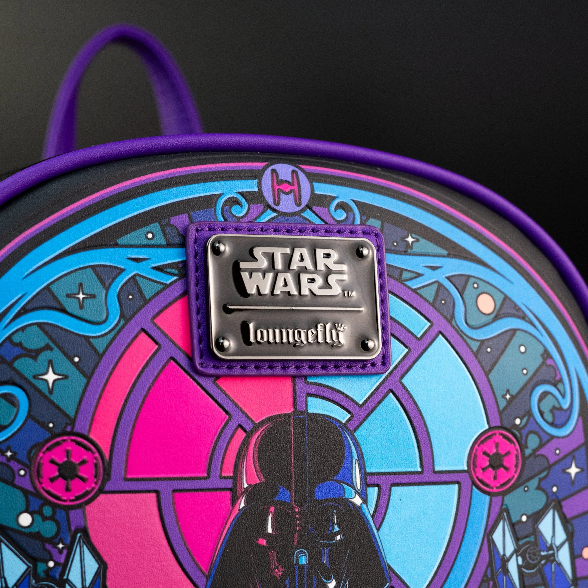 Loungefly x Star Wars Darth Vader Psychedelic Retrowave Portrait Mini Backpack - Image 3