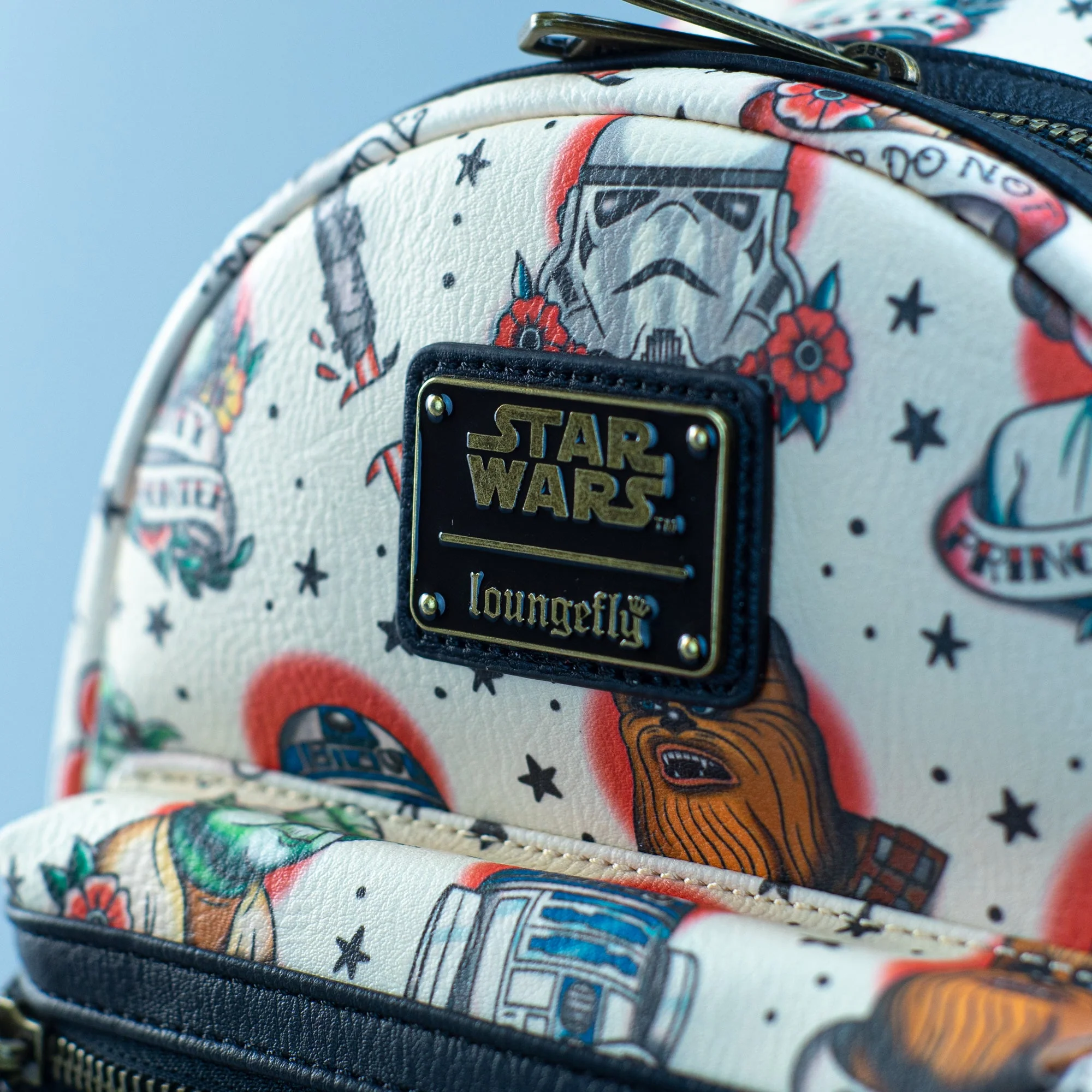 Loungefly x Star Wars Classic Tattoo All Over Print Mini Backpack - Image 2