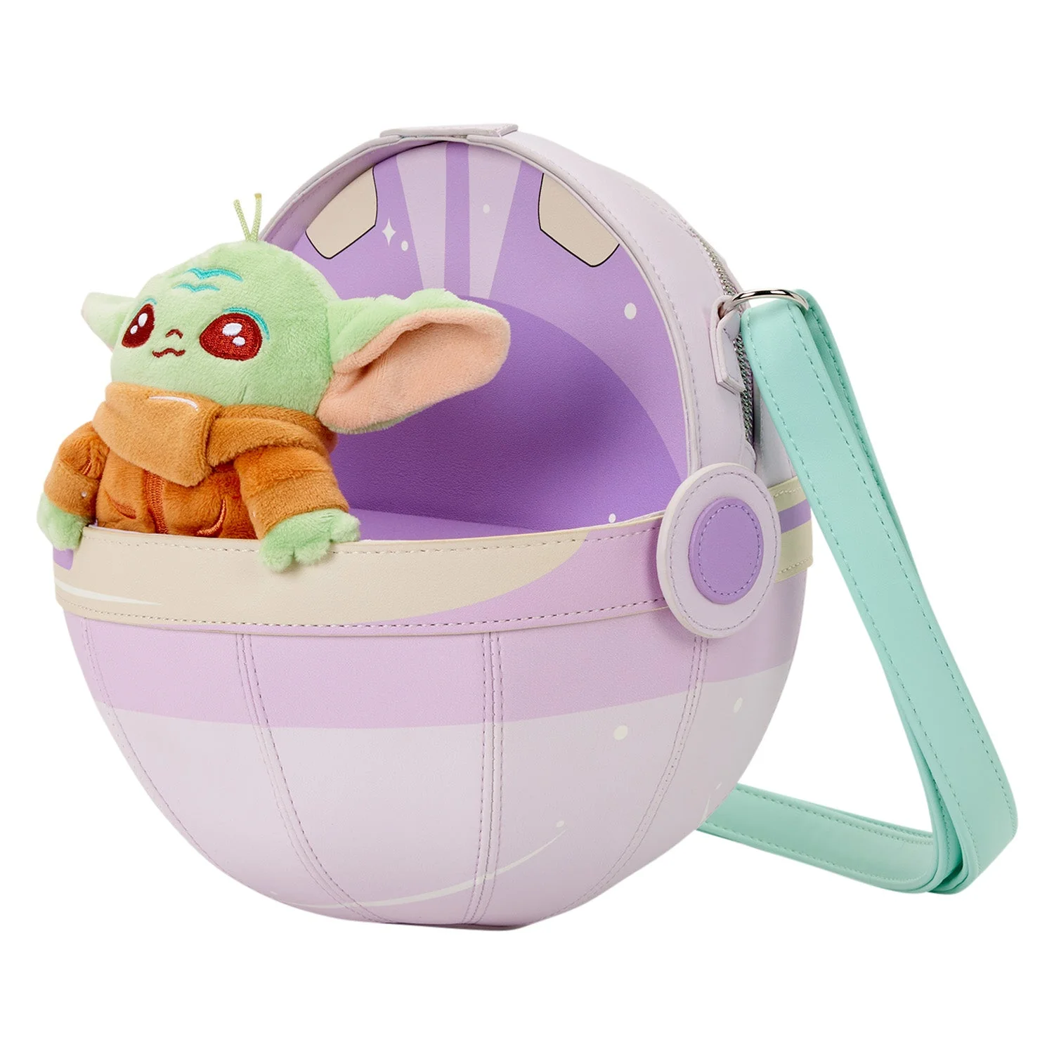Loungefly x Star Wars Grogu Plush Pod Crossbody Bag - Image 2