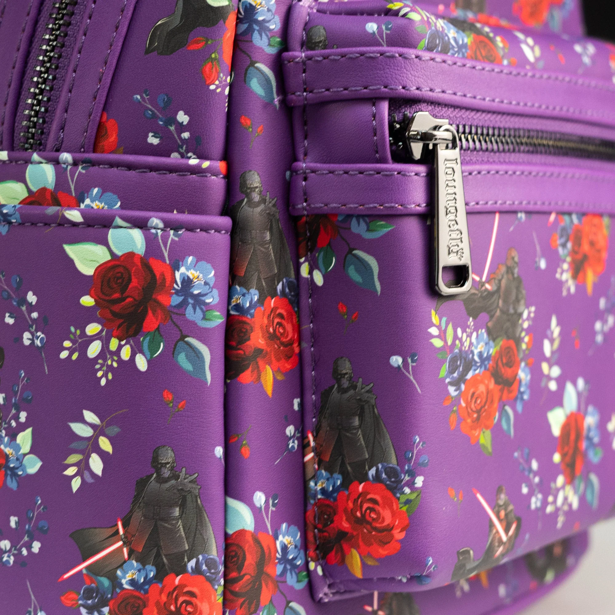 Loungefly x Star Wars Kylo Ren Floral Mini Backpack - Image 3