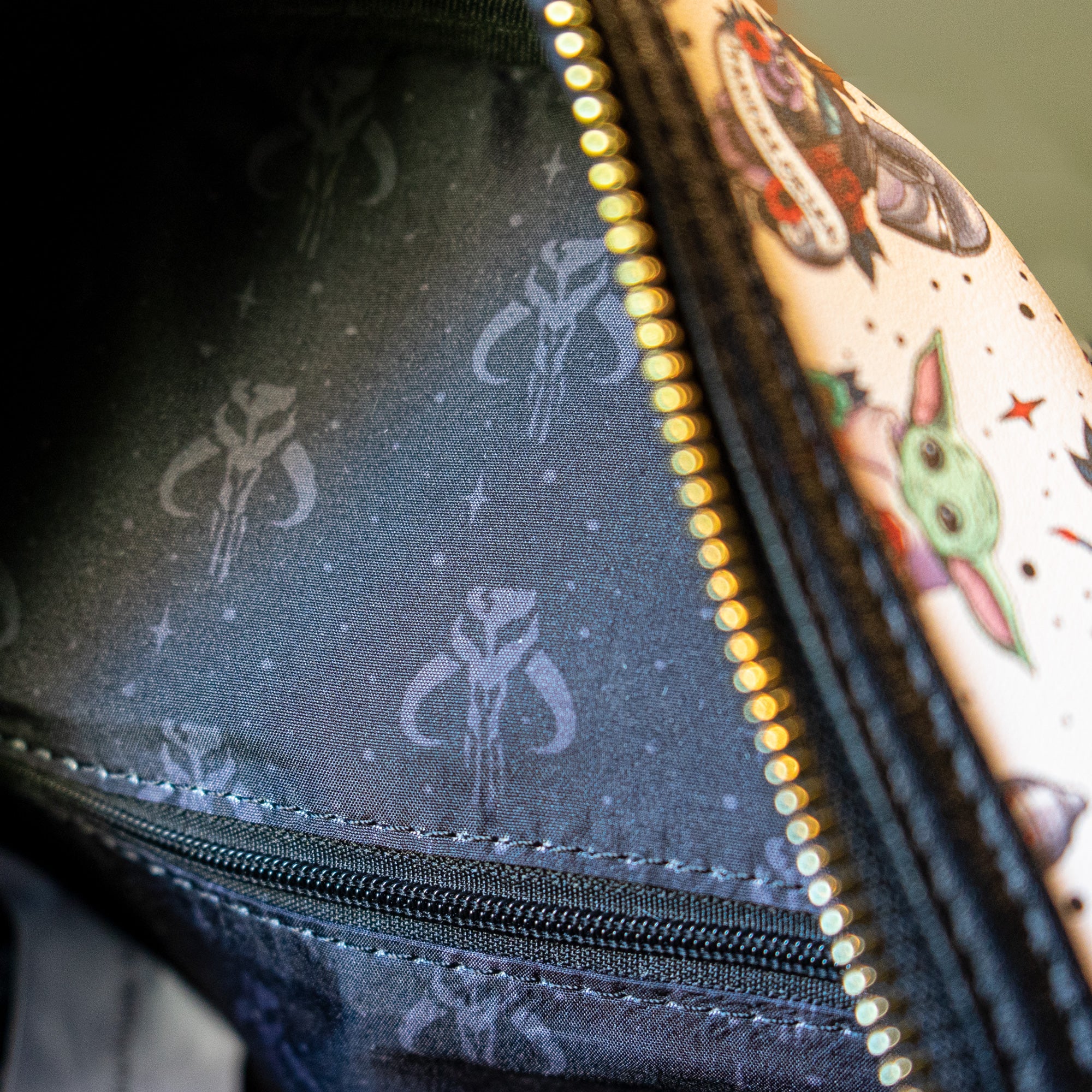 Loungefly x Star Wars Mandalorian Tattoo Mini Backpack - Image 4