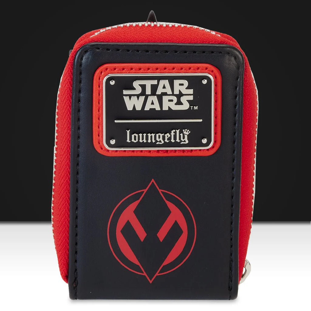 Loungefly x Star Wars Phantom Menace 25th Anniversary Darth Maul Accordion Wallet - Image 3