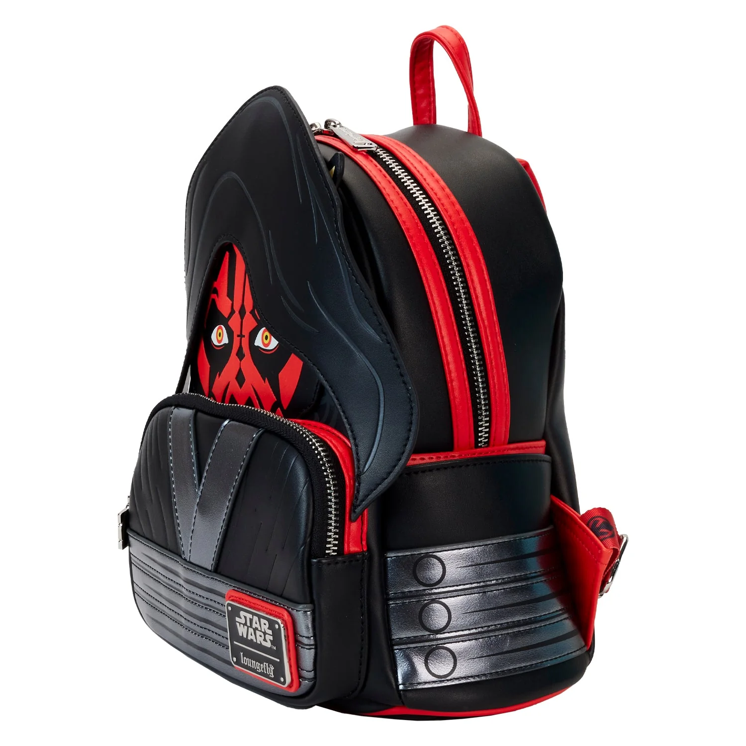 Loungefly x Star Wars Phantom Menace 25th Anniversary Darth Maul Cosplay Mini Backpack - Image 4